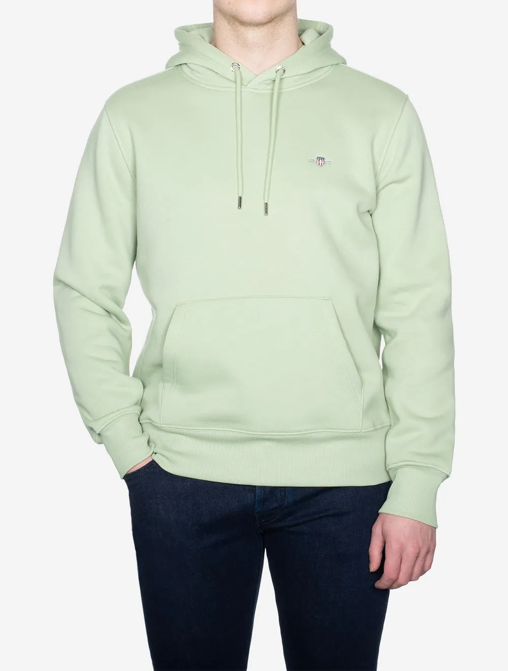 Regular Shield Hoodie Milchiger Matcha