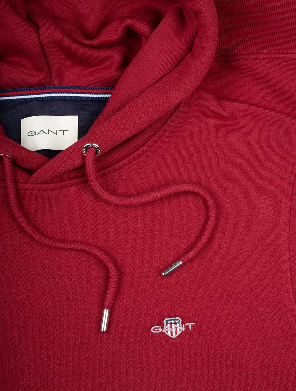 Regular Shield Kapuzenpullover Gefüttert Rot