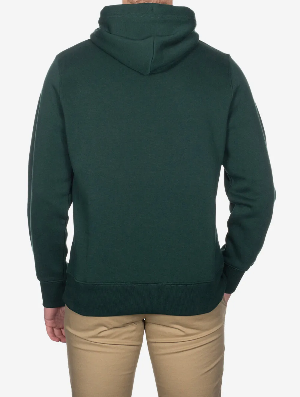 Regular Shield Hoodie Tartan Grün