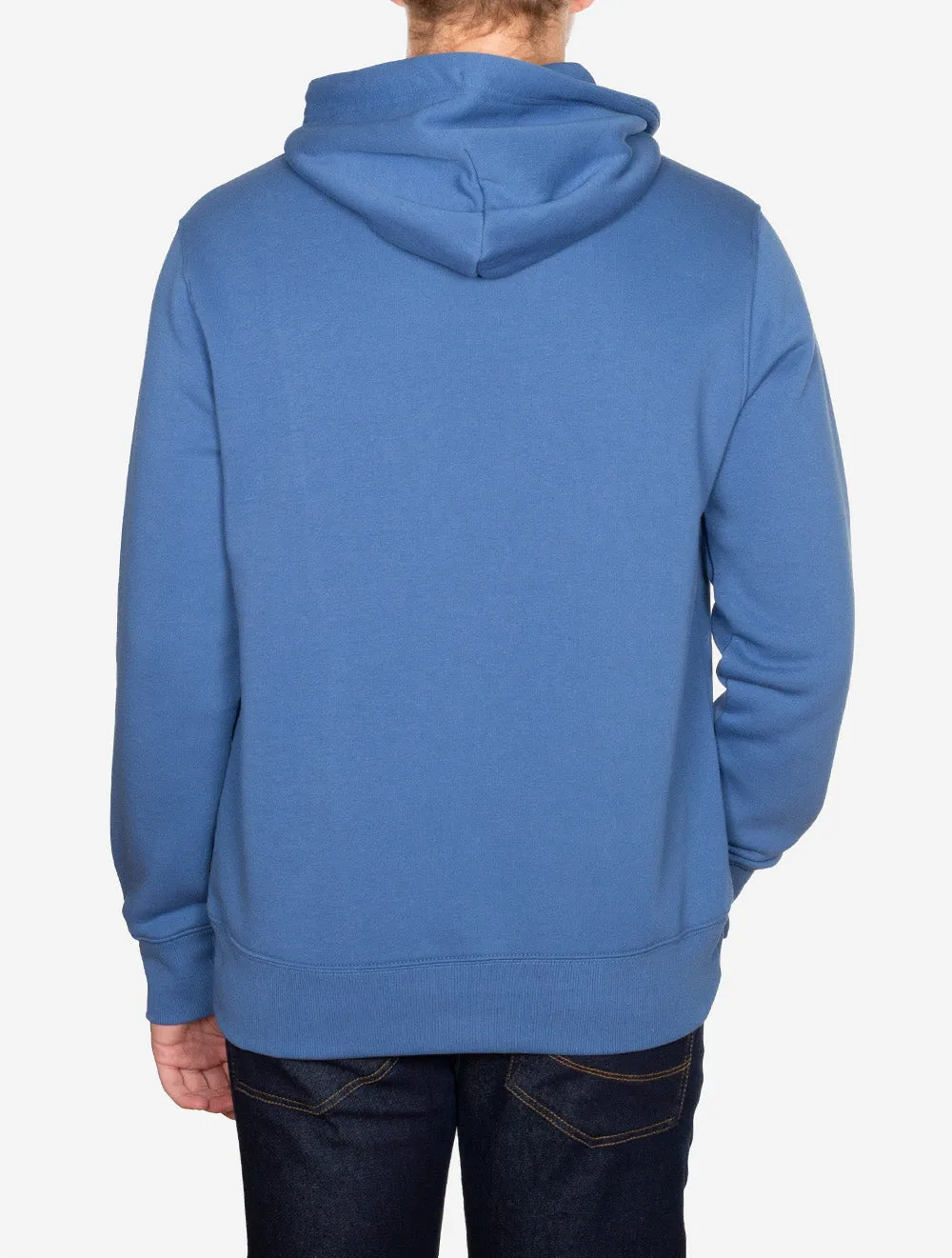 Regular Shield Hoodie Vintage Blau