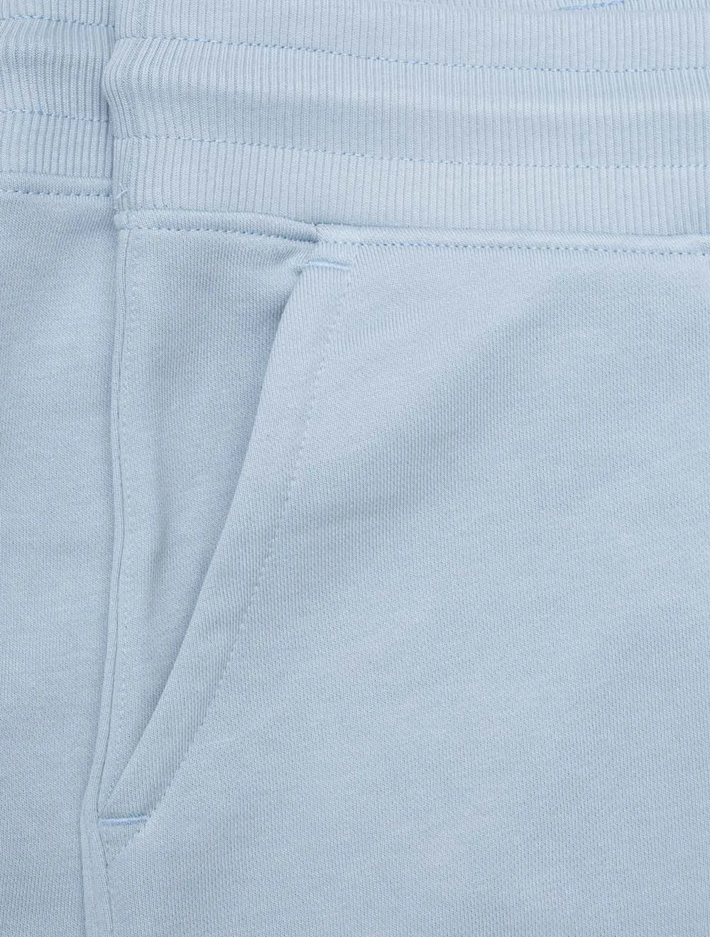 Reguläre Shield Sweat Shorts Taubenblau
