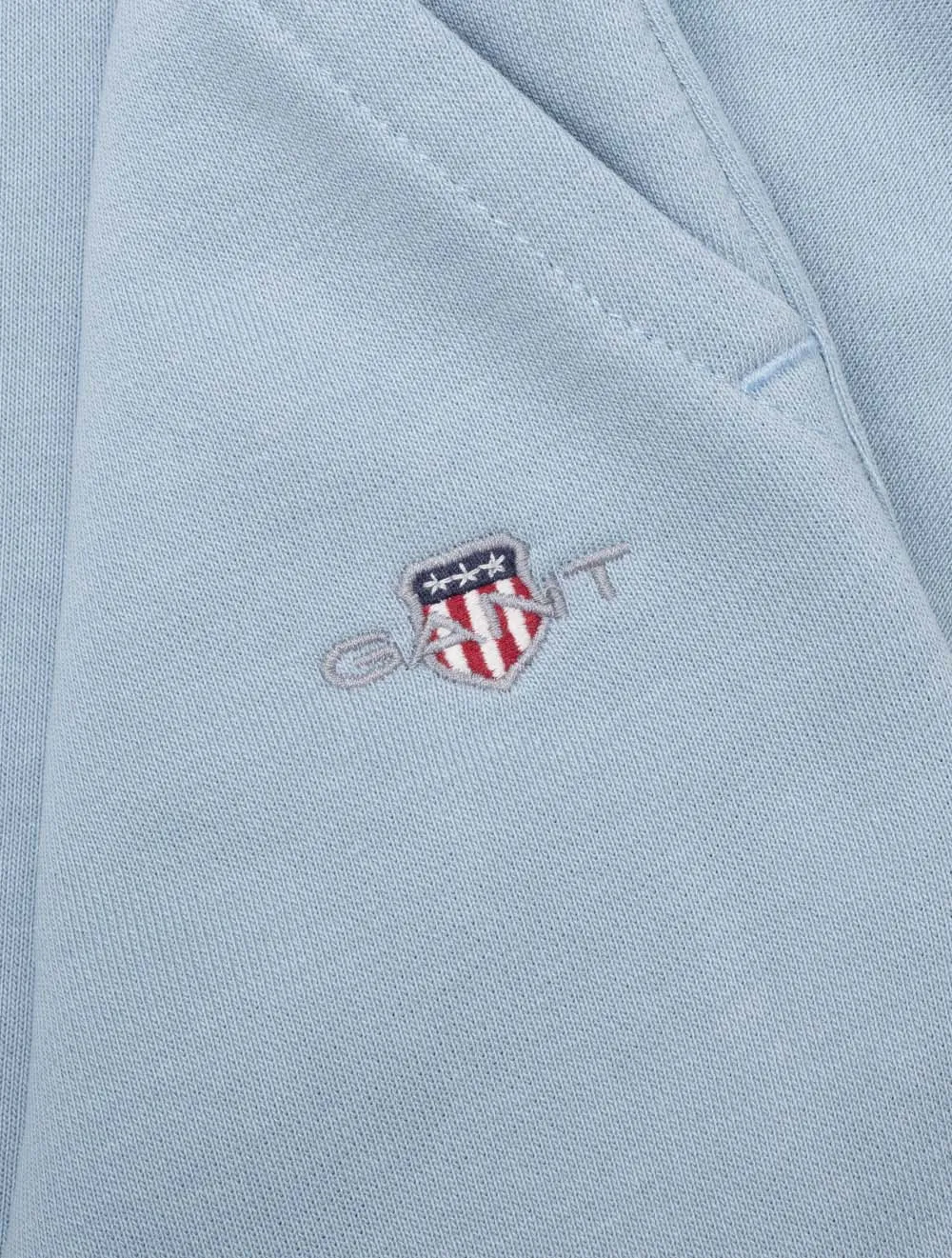 Reguläre Shield Sweat Shorts Taubenblau