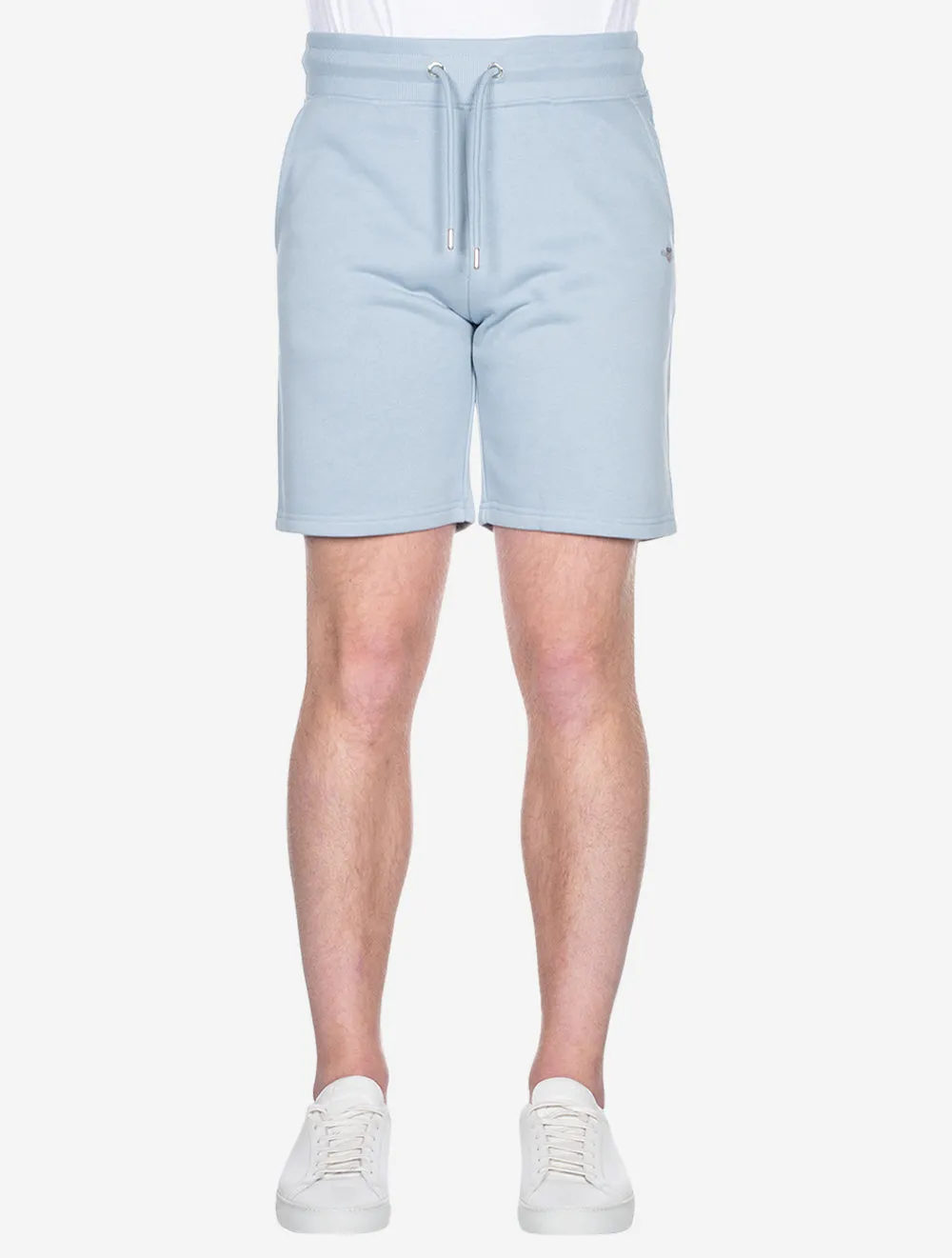 Reguläre Shield Sweat Shorts Taubenblau