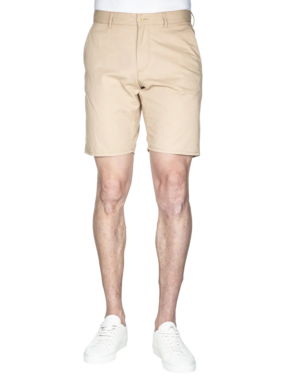 Bequeme Shorts Dunkel Khaki
