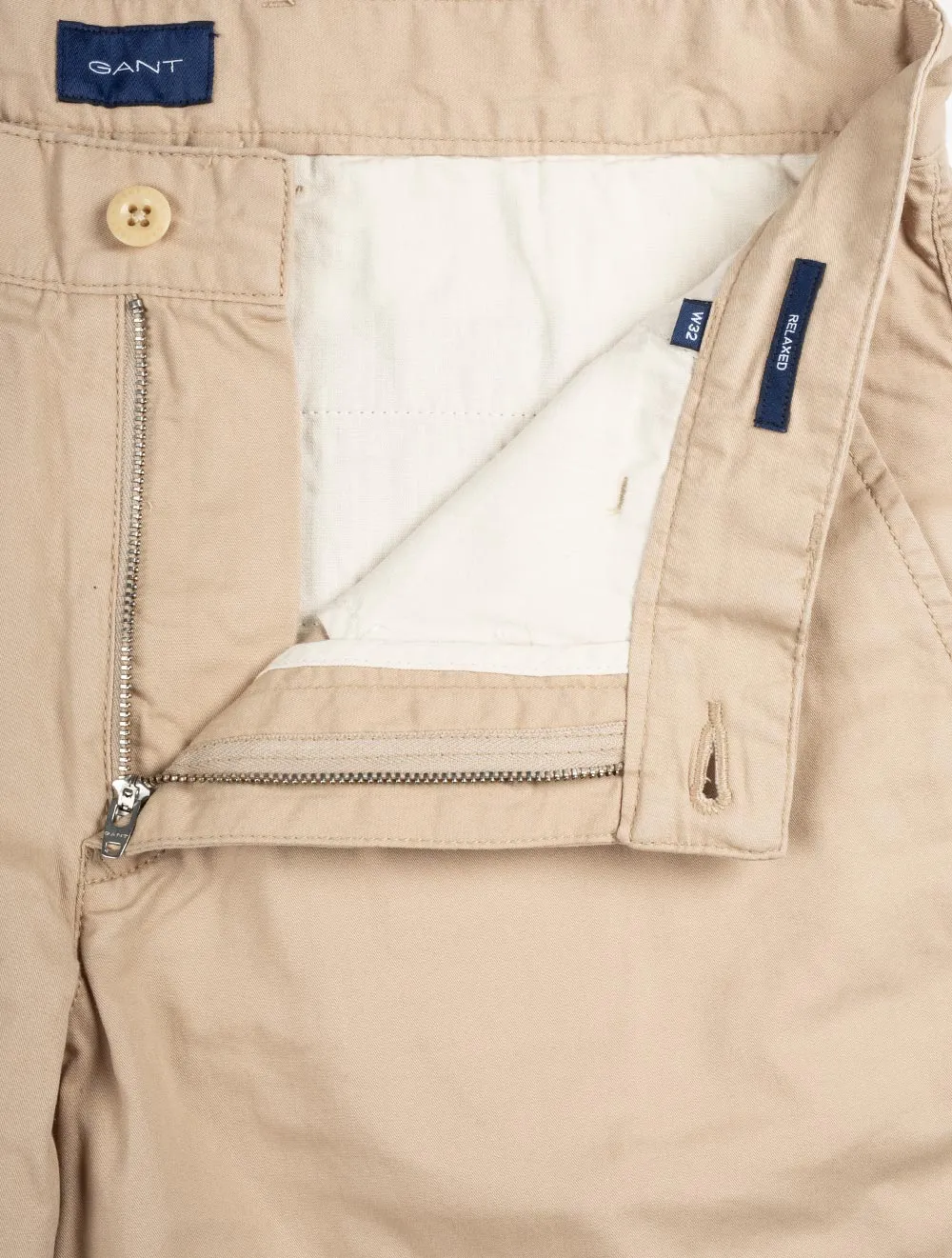 Bequeme Shorts Dunkel Khaki