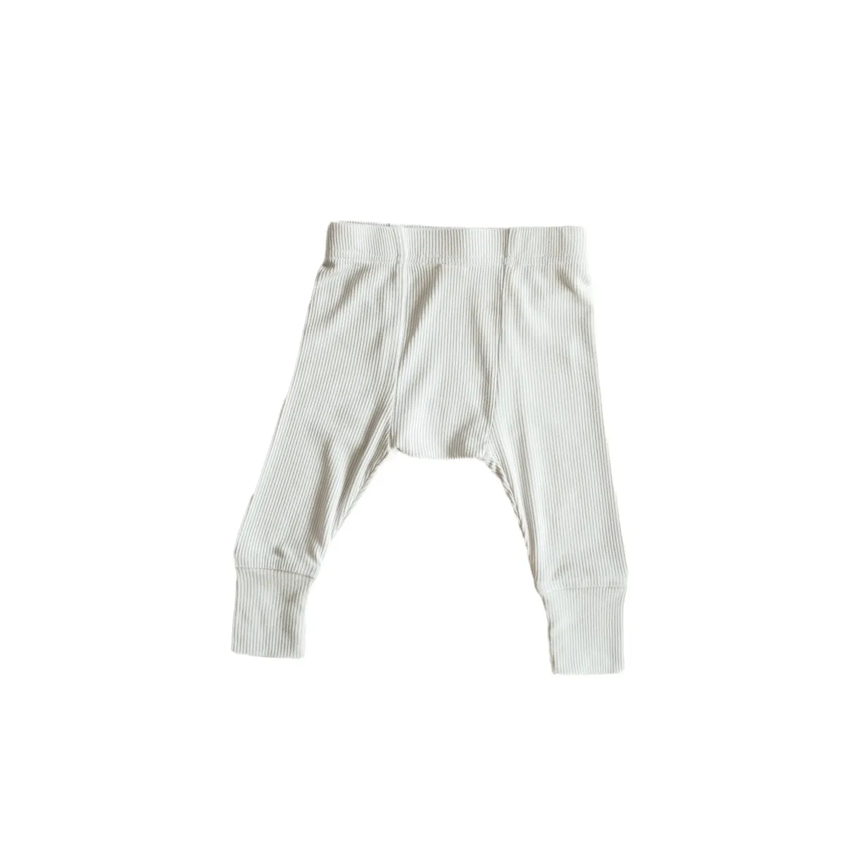 Gerippte Modal-Hose für Babykids_Atlas-Grau