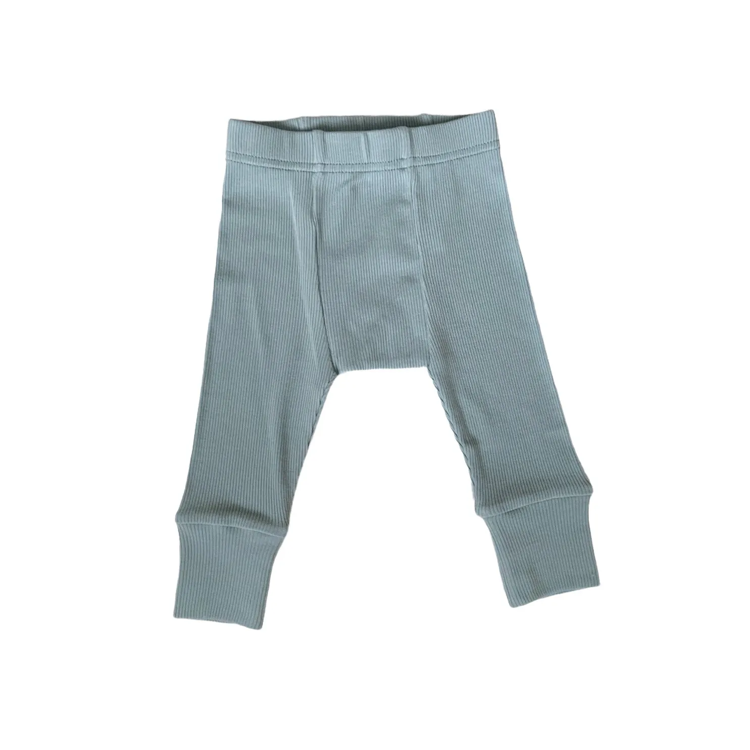 Gerippte Modal-Hose für Babykids_Atlas-Grau