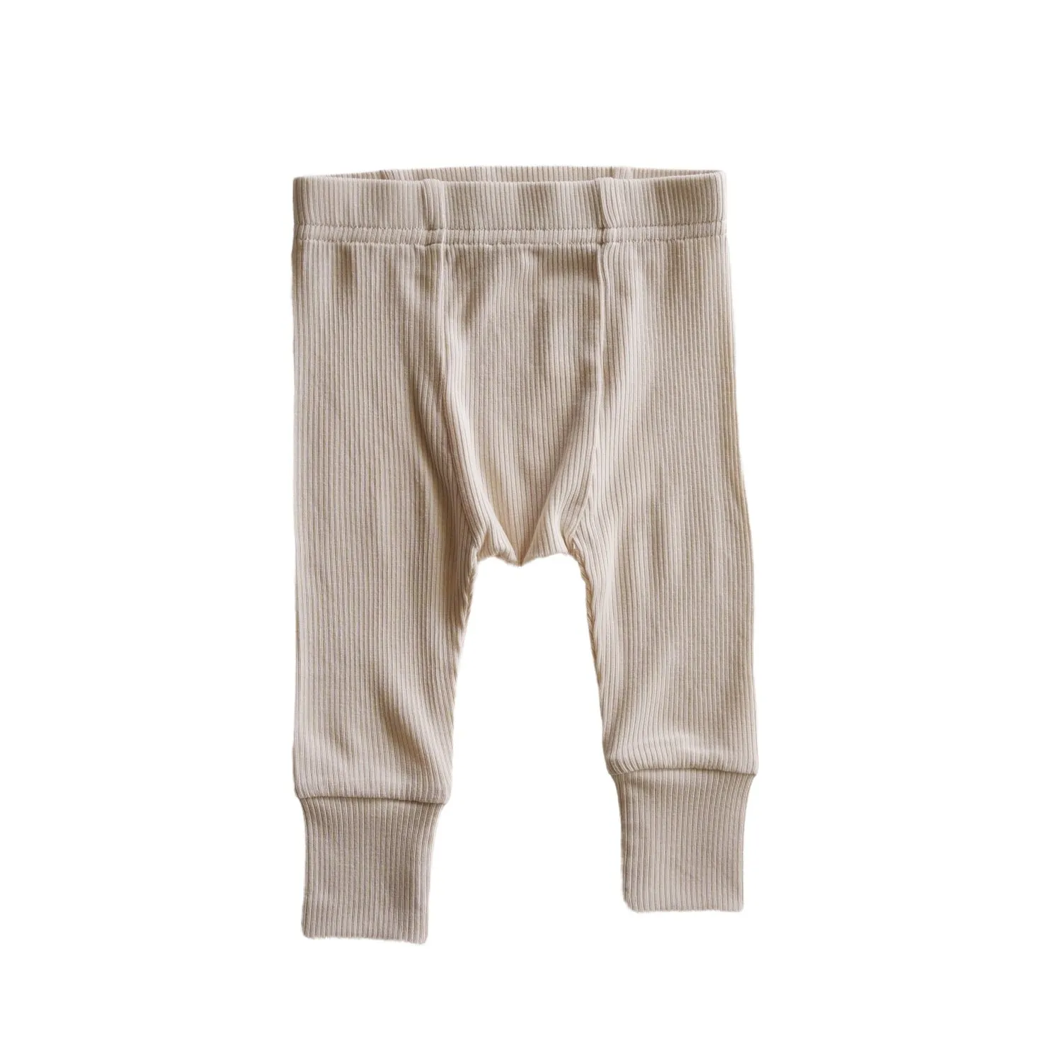 Gerippte Modal-Hose für Babykids_Atlas-Grau