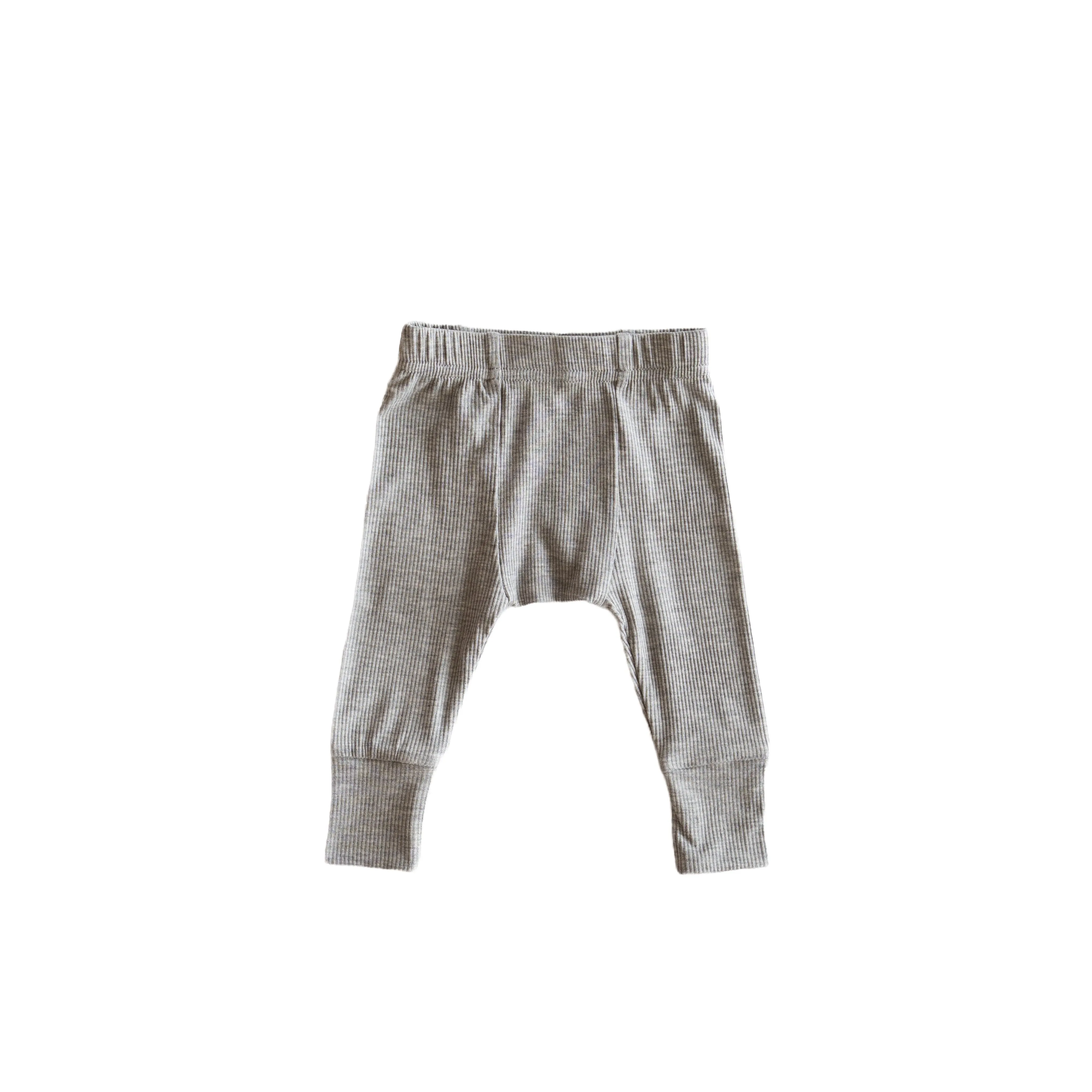 Gerippte Modal-Hose für Babykids_Atlas-Grau