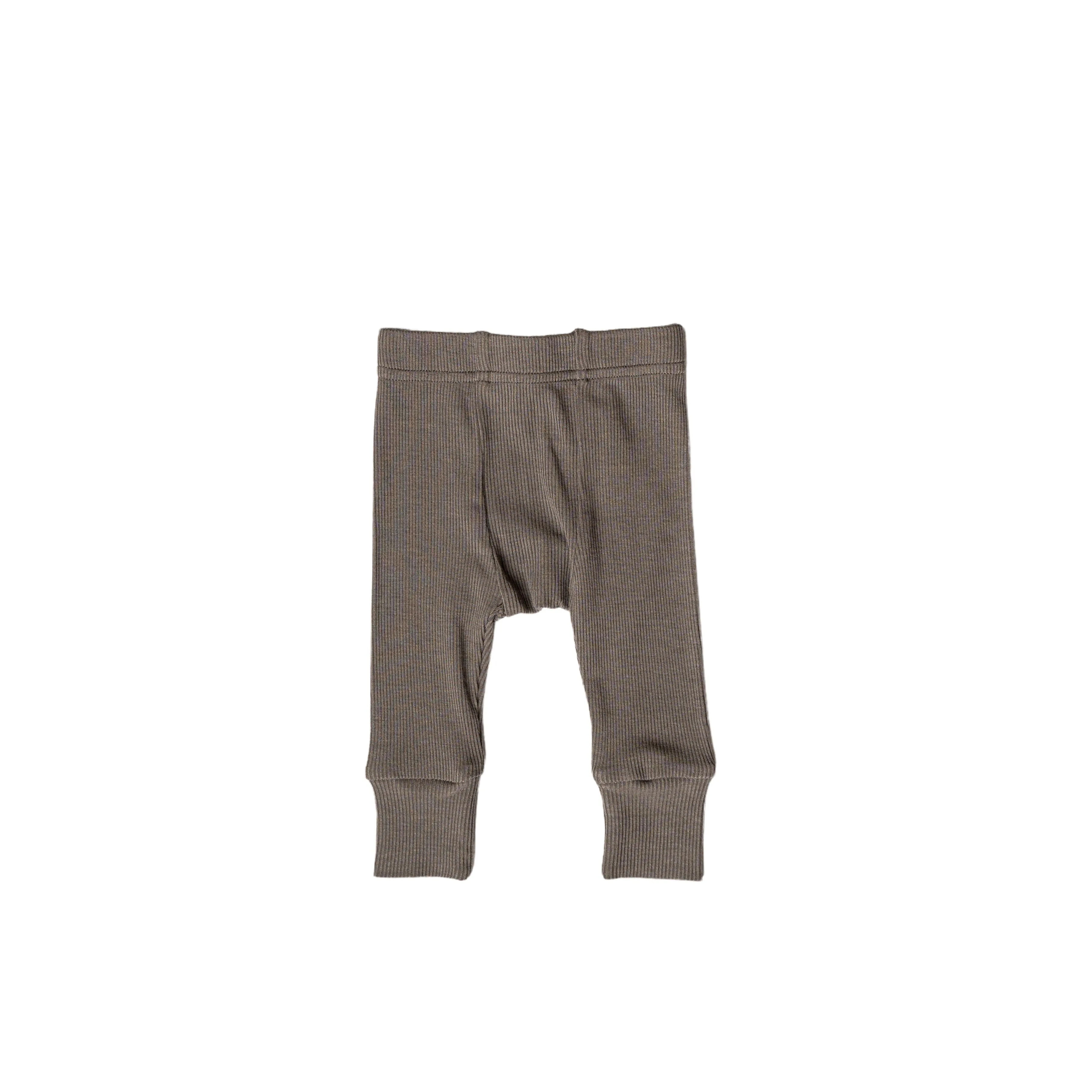Gerippte Modal-Hose für Babykids_Atlas-Grau