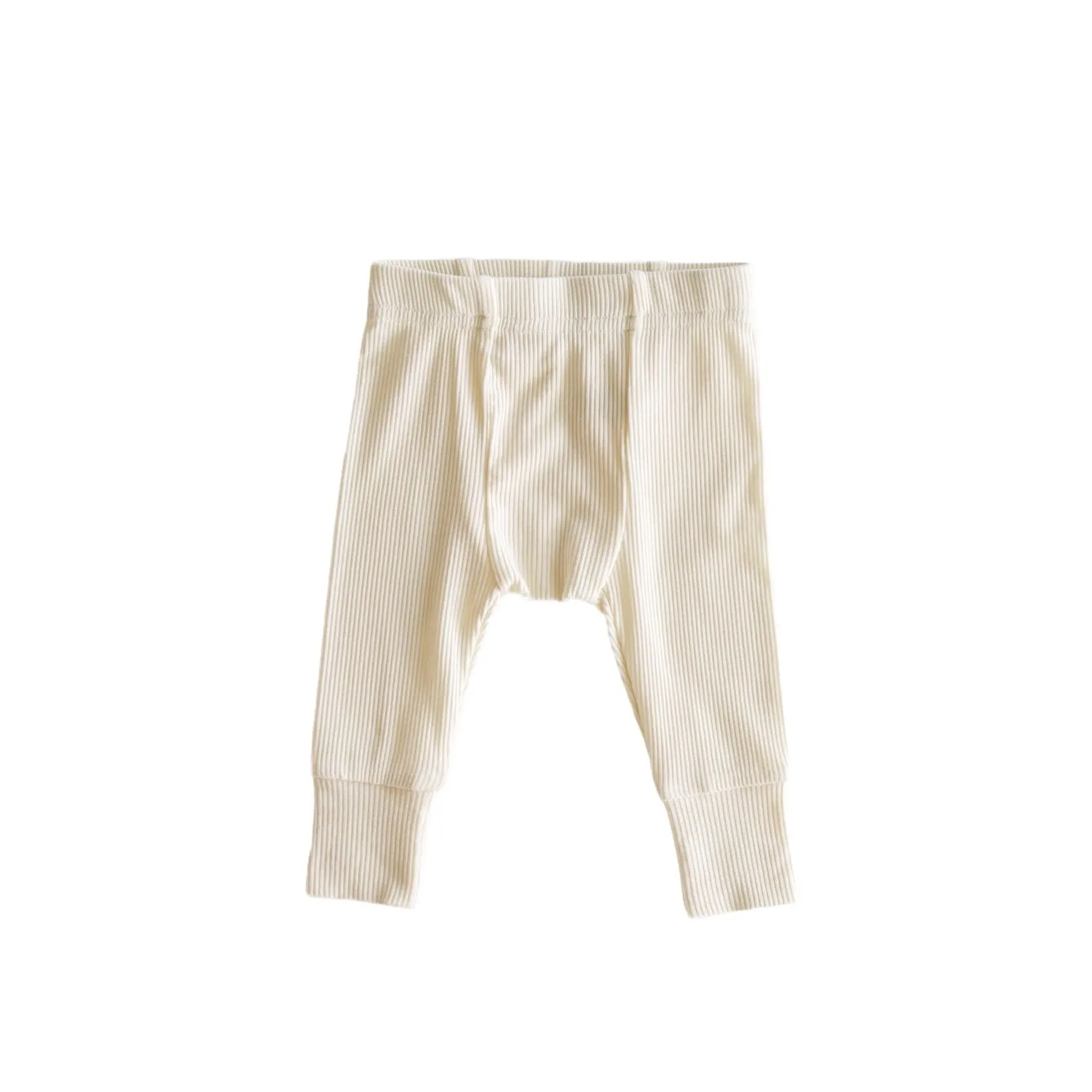 Gerippte Modal-Hose für Babykids_Atlas-Grau