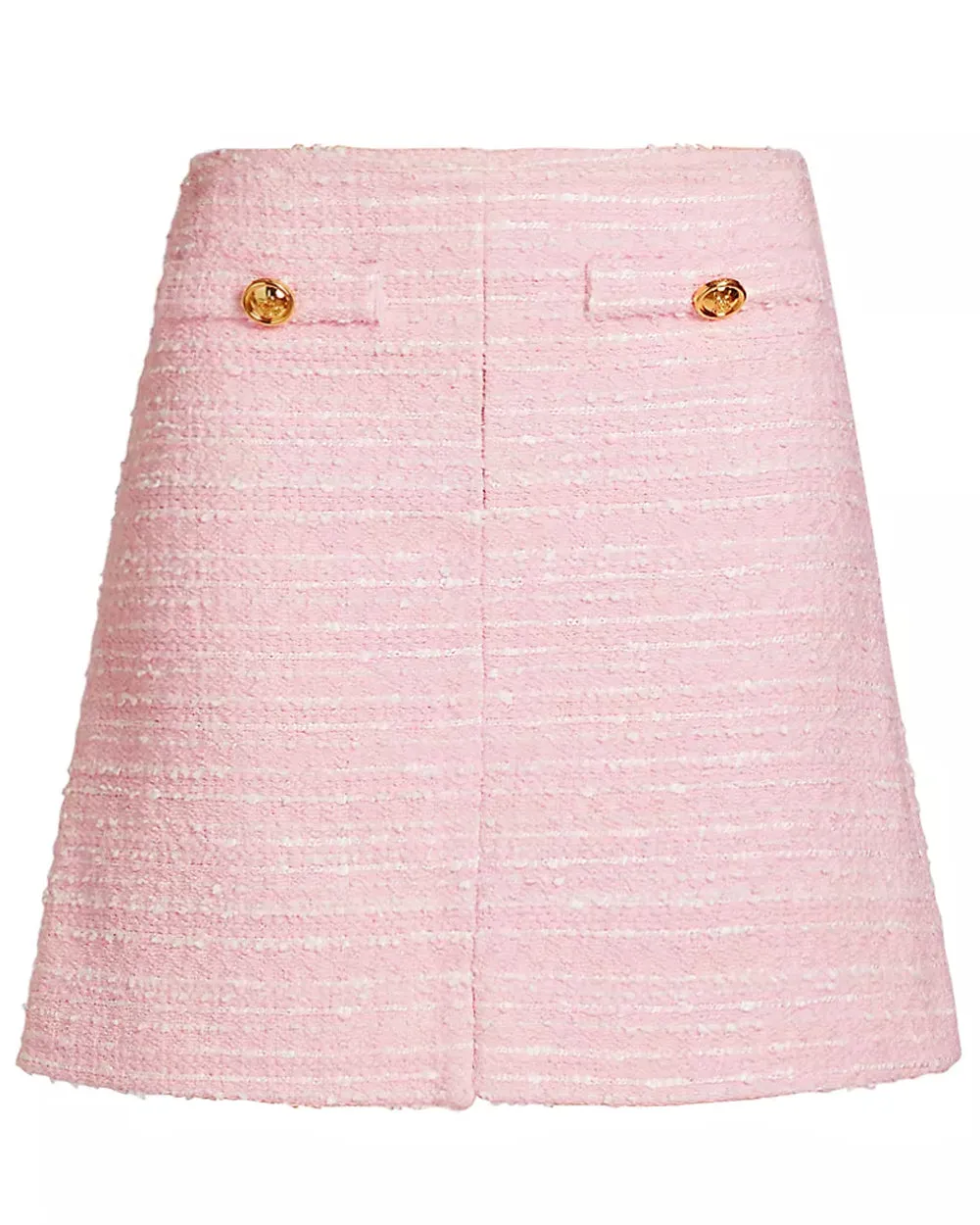Rosenquarz Bouclé-Tweed-Minirock
