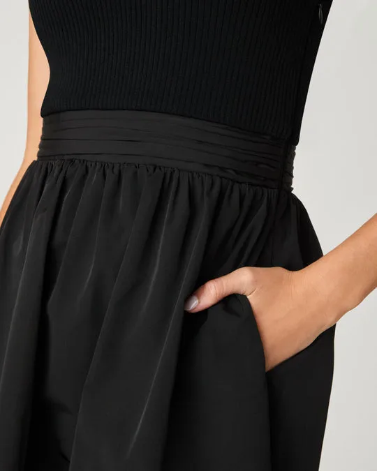 Roslyn Strickkleid in Jet
