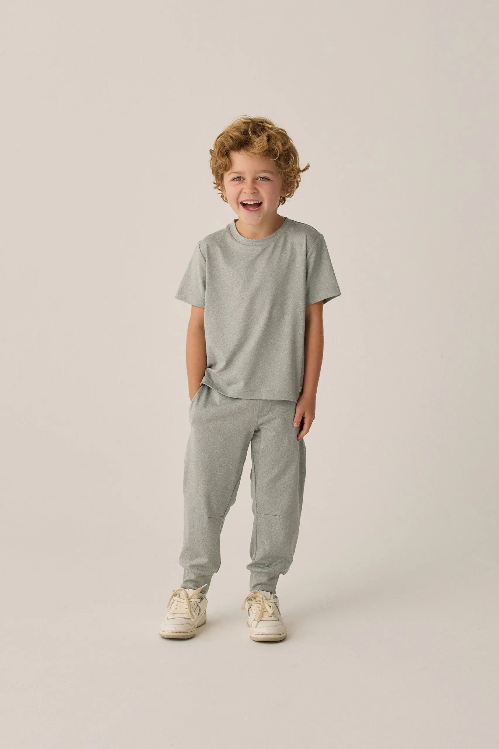 Rylee   Cru Babykids Century Tech Jogger| Heide Eukalyptus