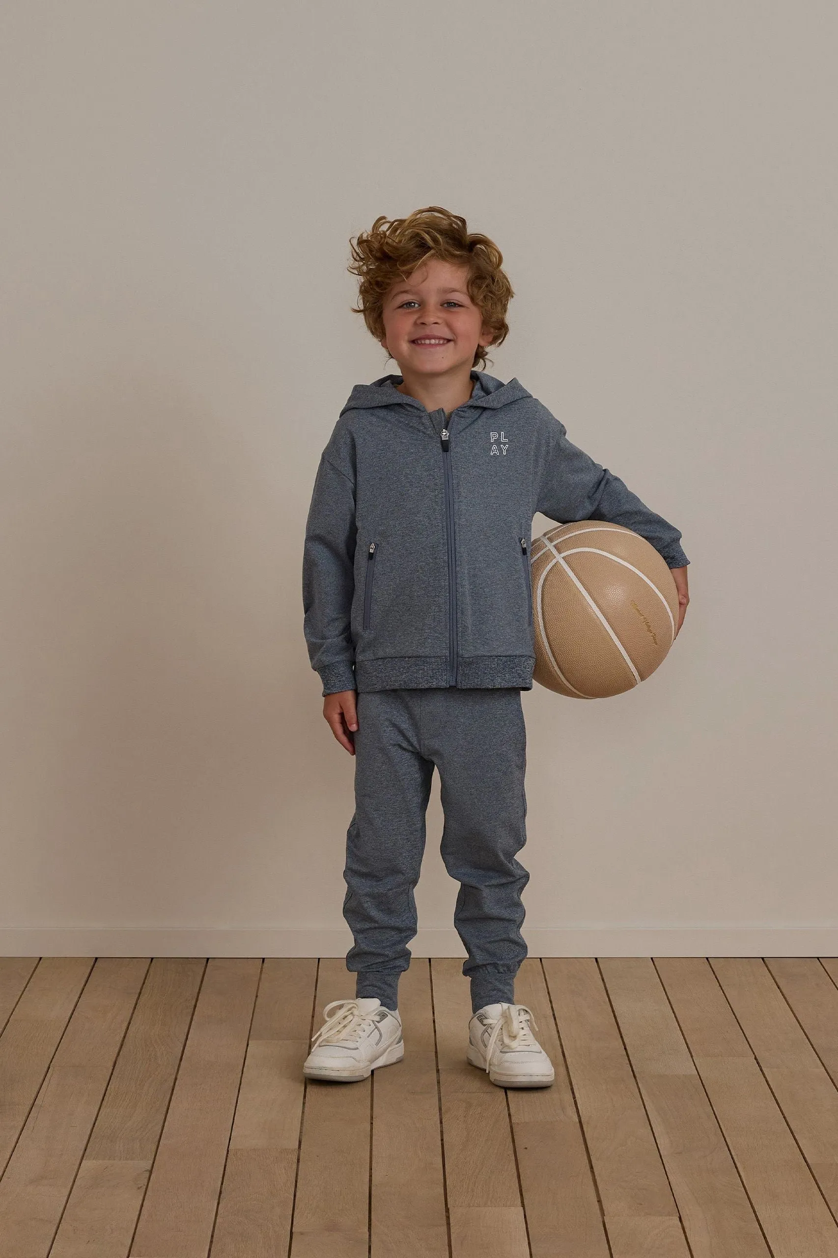 Rylee   Cru Babykids Century Tech Jogger| Meliertes Indigo