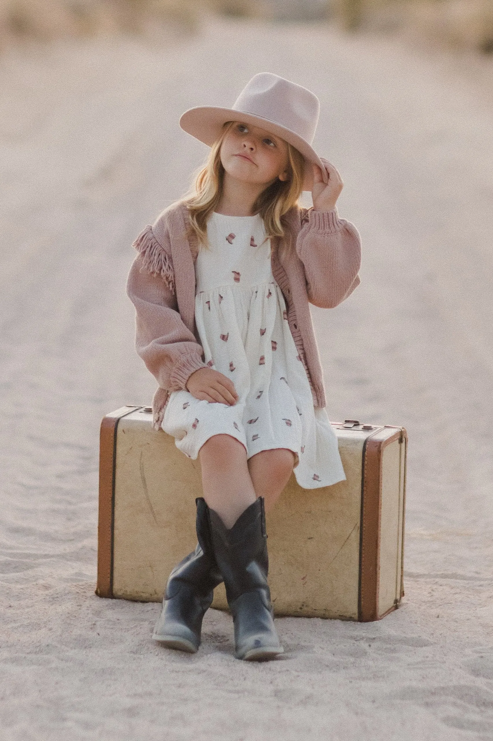 Rylee   Cru Babykids Fransen-Cardigan | Rosa