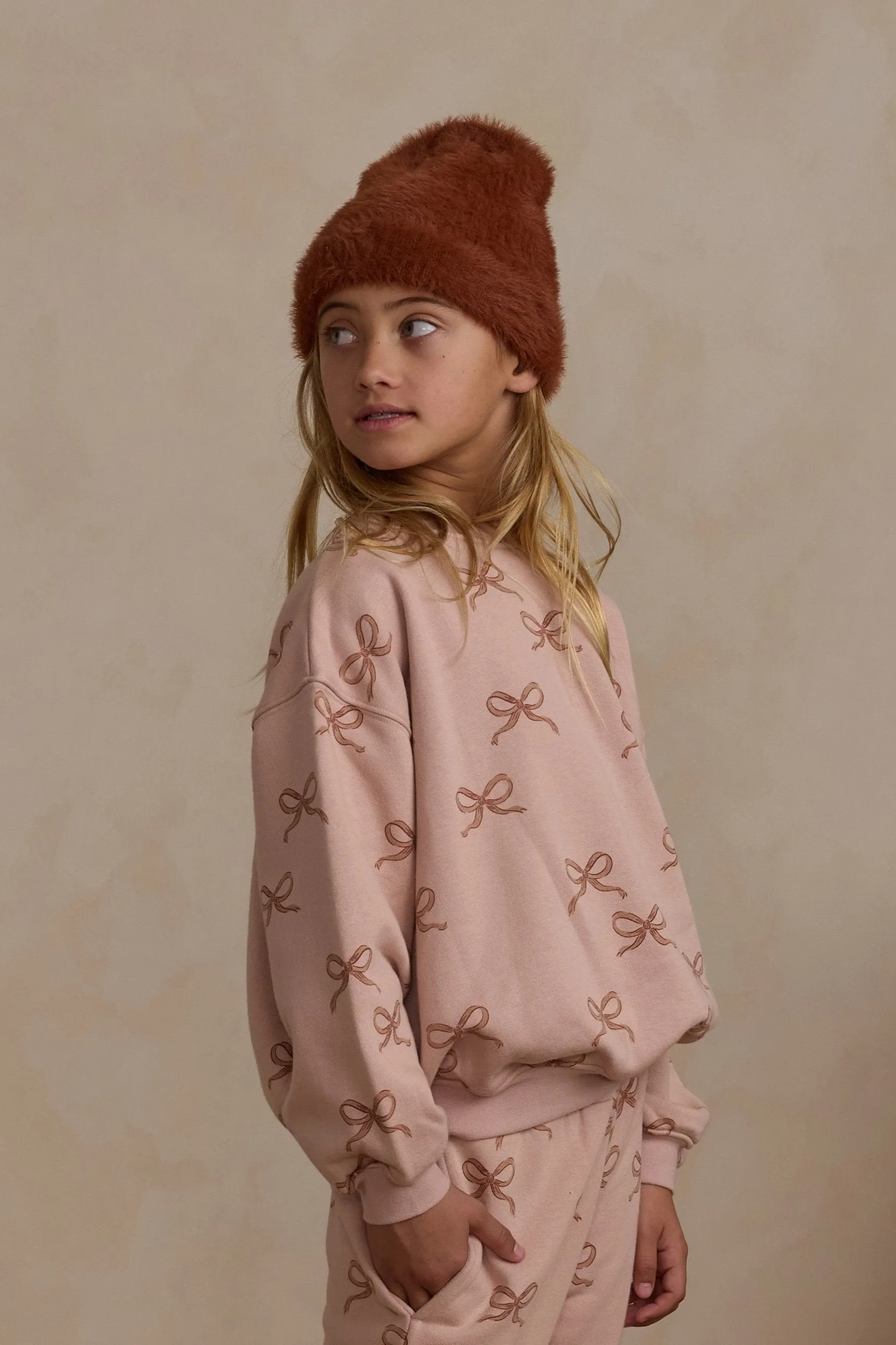 Rylee   Cru Babykids Entspanntes Sweatshirt | Schleifen Rosa
