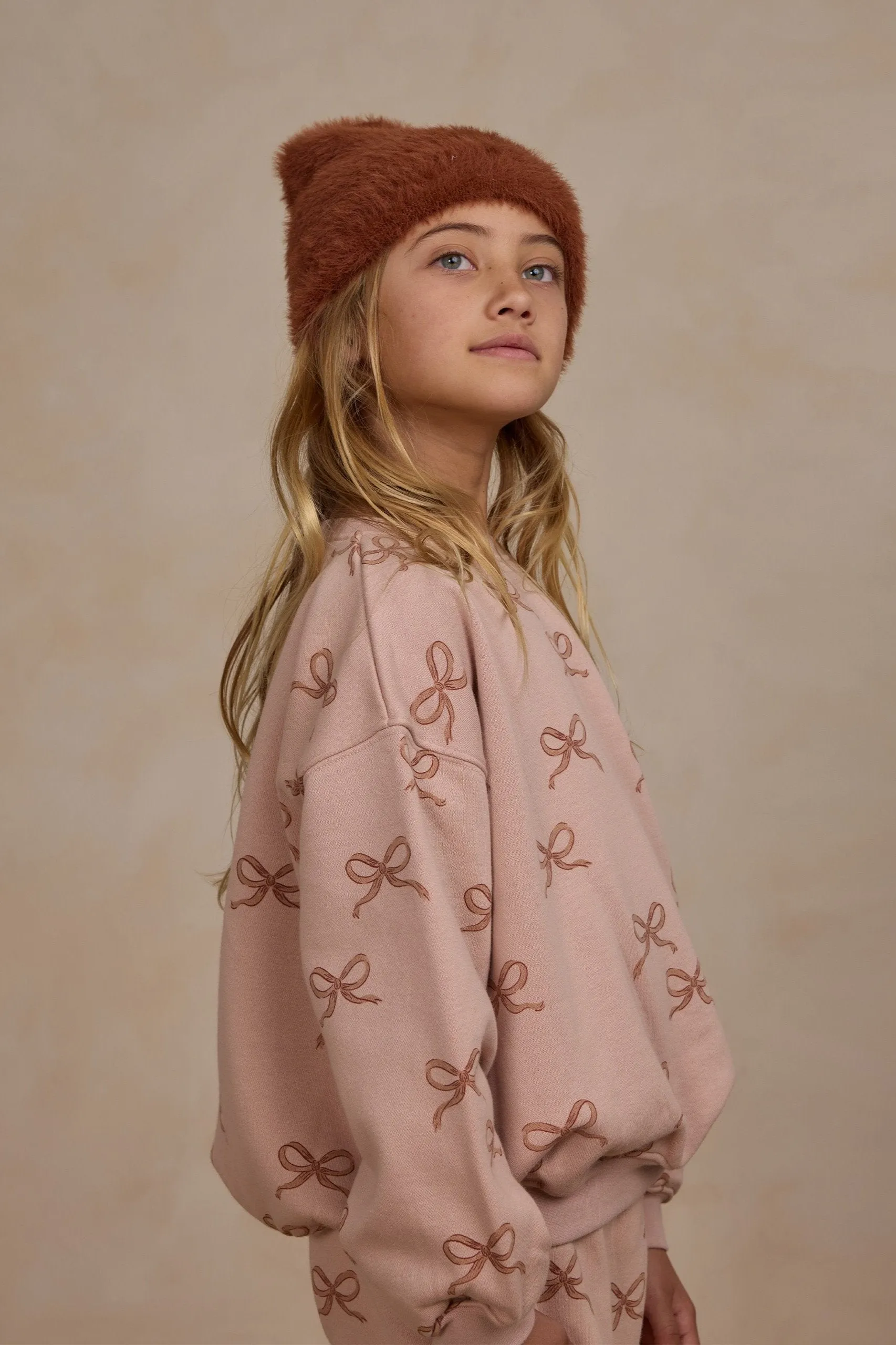 Rylee   Cru Babykids Entspanntes Sweatshirt | Schleifen Rosa