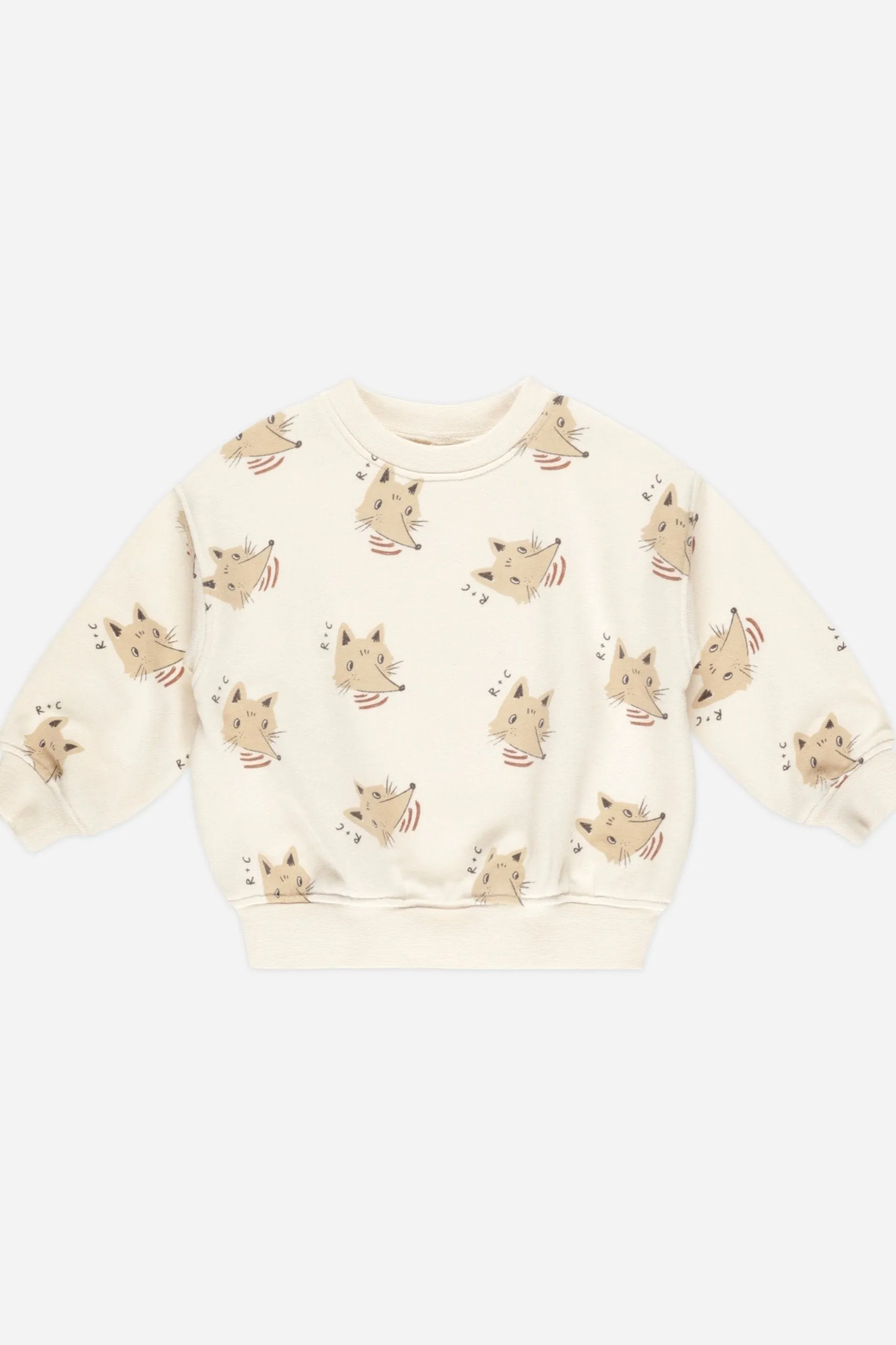 Rylee   Cru Babykids Entspanntes Sweatshirt | Kojote Natur