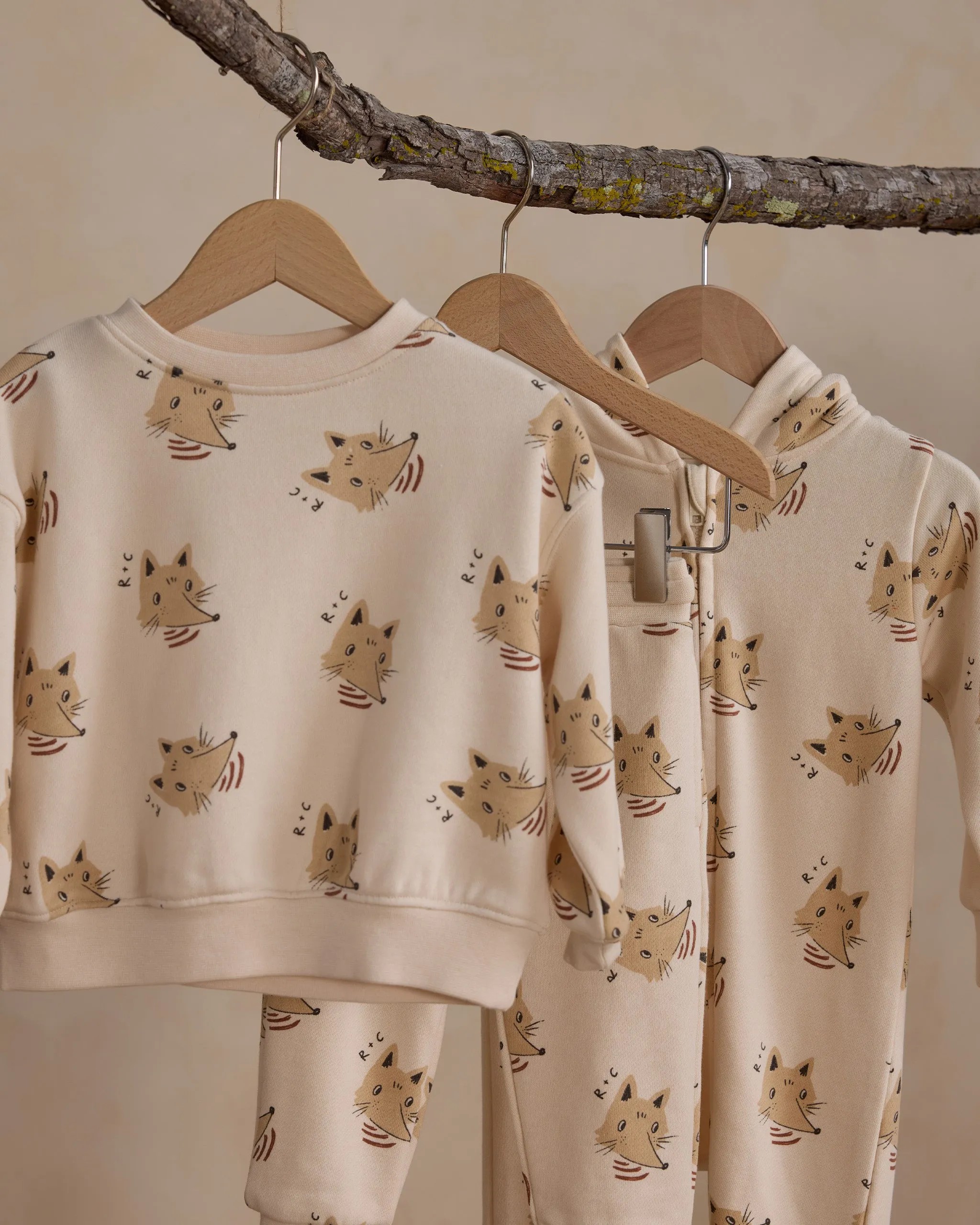 Rylee   Cru Babykids Entspanntes Sweatshirt | Kojote Natur