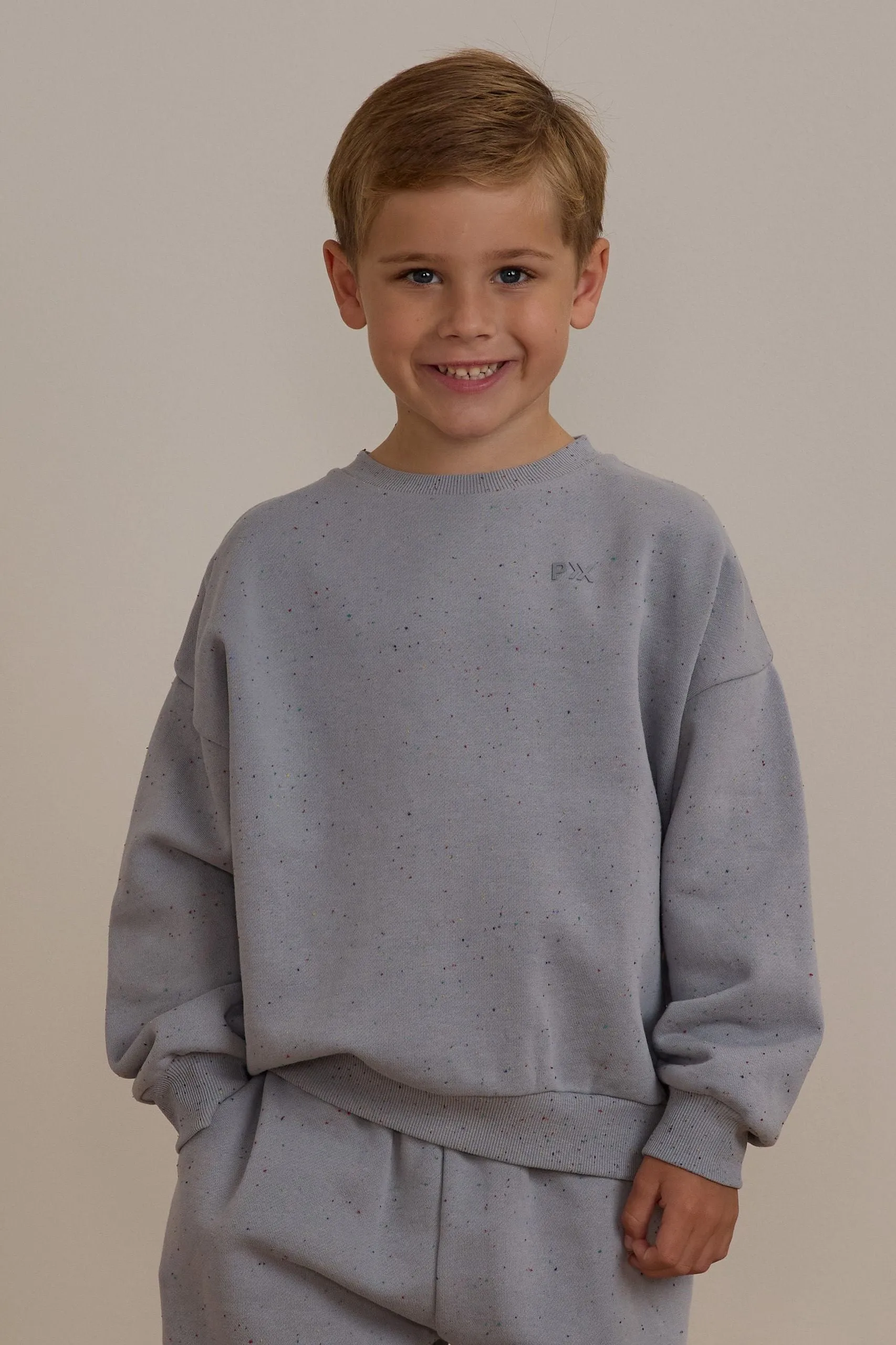 Rylee   Cru Babykids Entspanntes Sweatshirt | Staubiges Blau