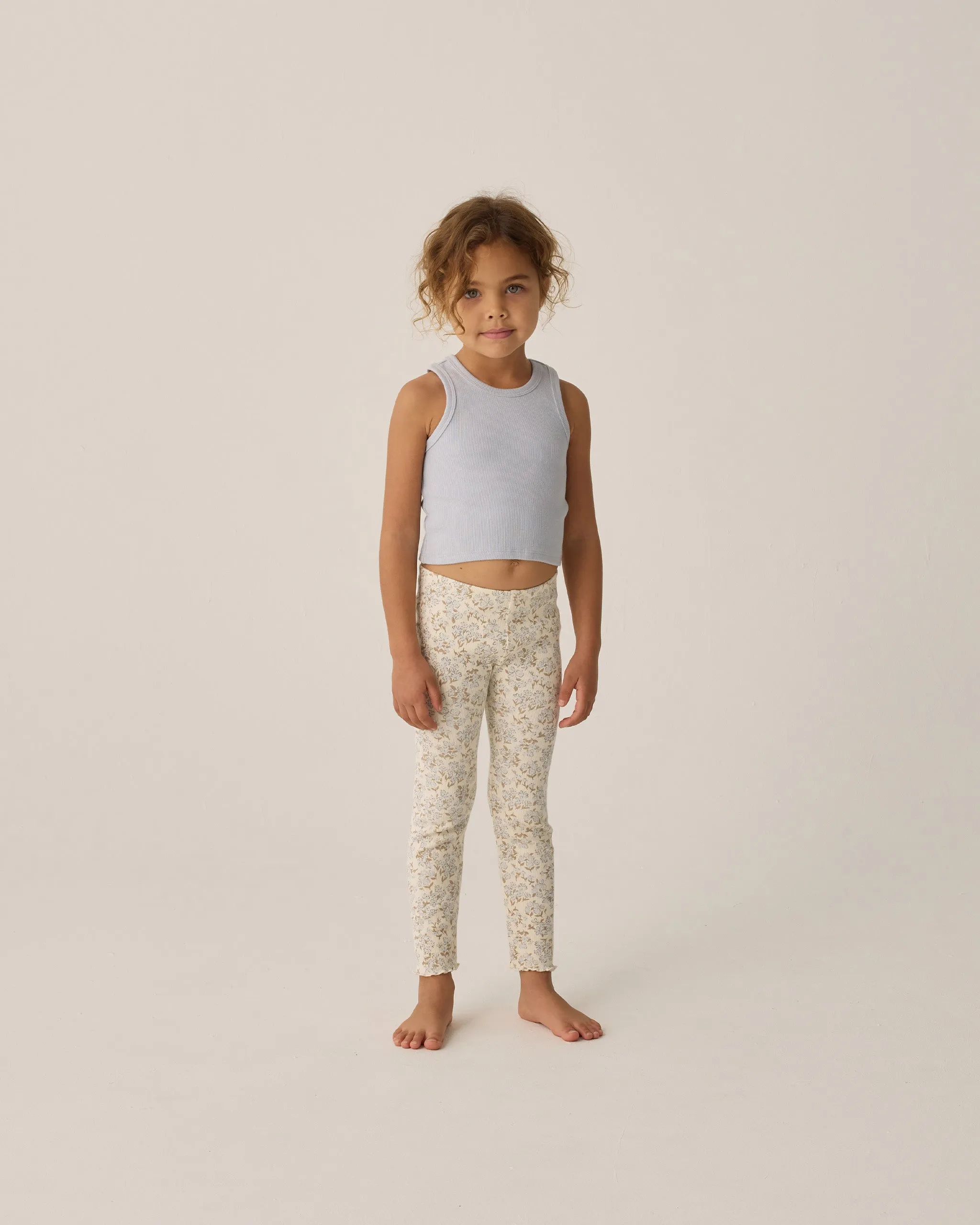 Rylee   Cru Babykids Rippen-Leggings-Set |Blau Ditsy