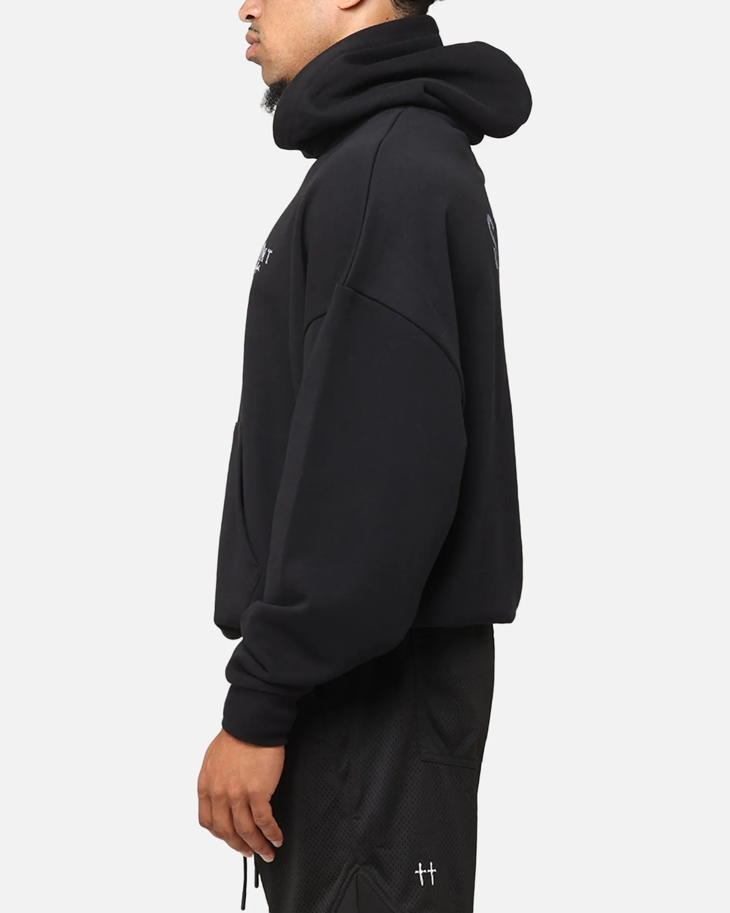 Saint Morta Dolche Boxy Hoodie Schwarz/Lila