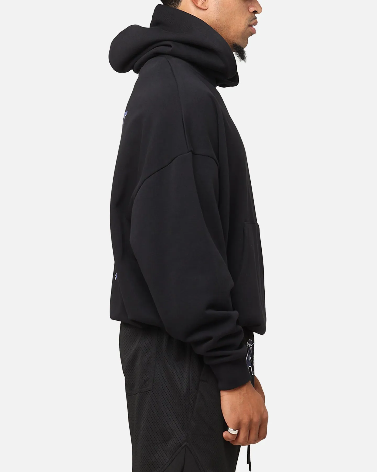 Saint Morta Dolche Boxy Hoodie Schwarz/Lila