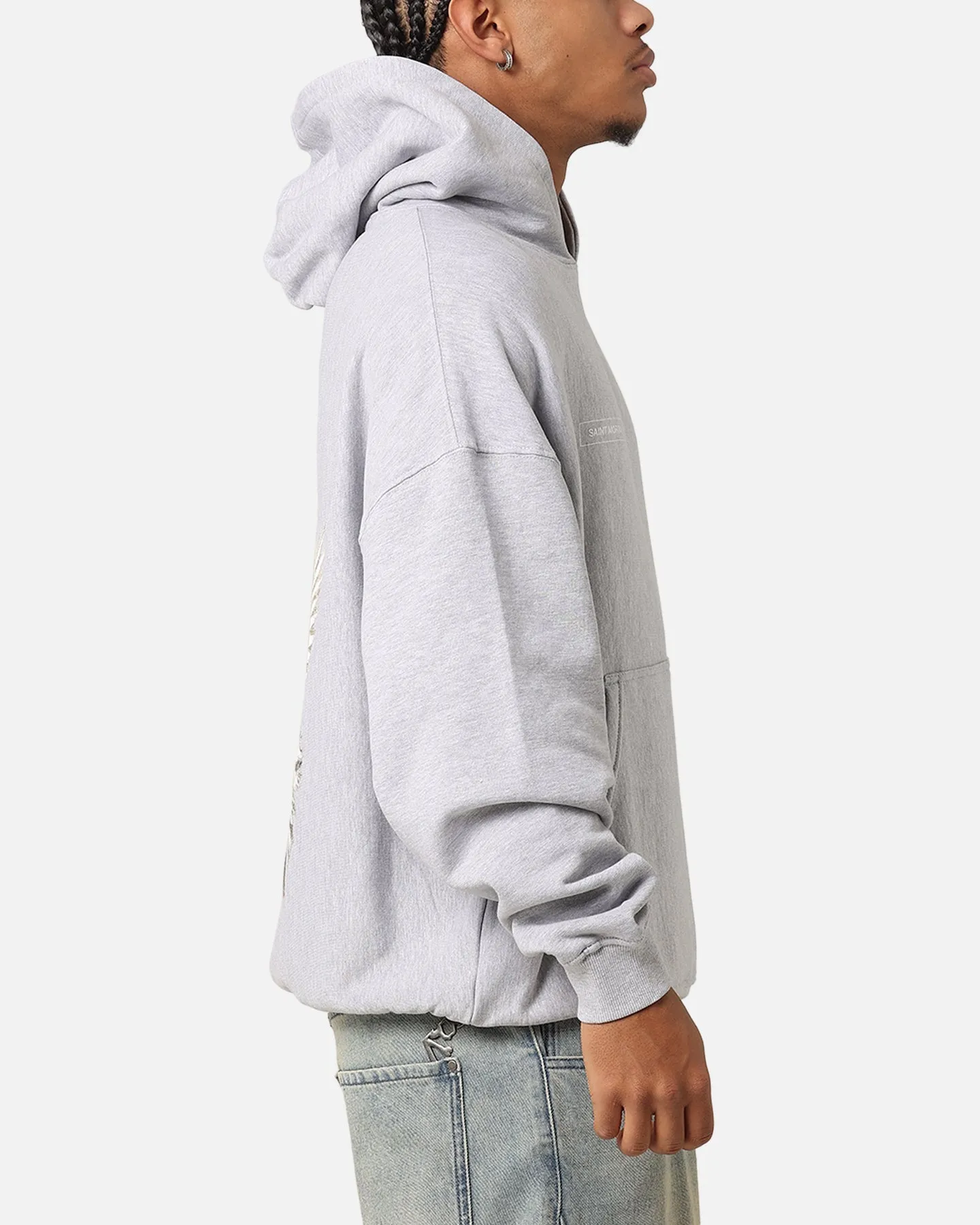 Saint Morta Tauben Vintage Hoodie Hell Meliert