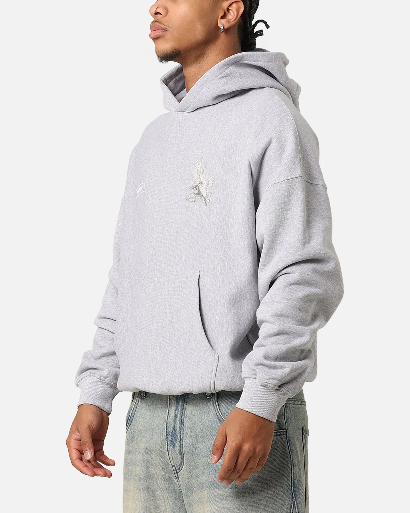 Saint Morta Tauben Vintage Hoodie Hell Meliert