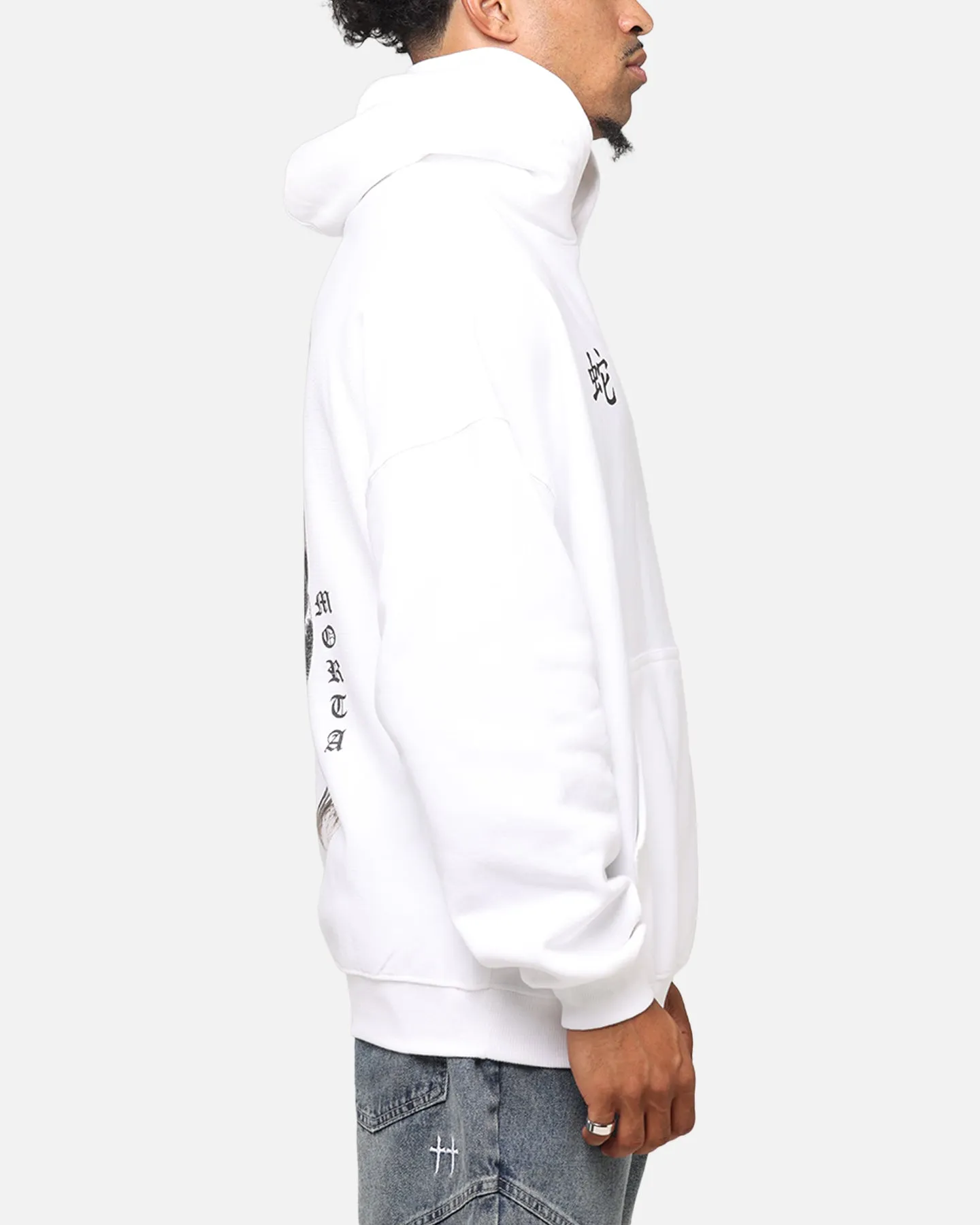 Saint Morta Verstrickung Hoodie Weiß