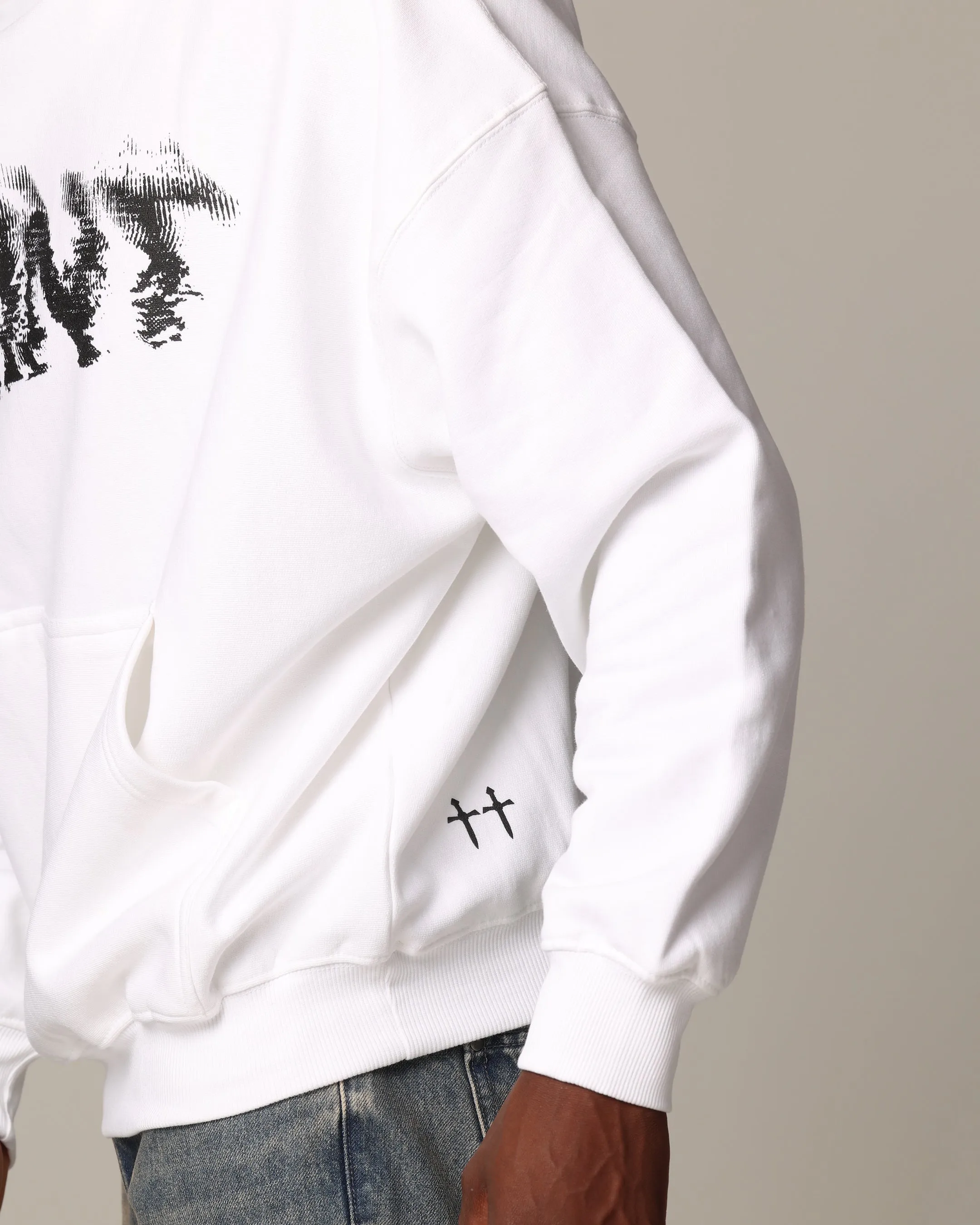 Saint Morta System Overload Hoodie Weiß