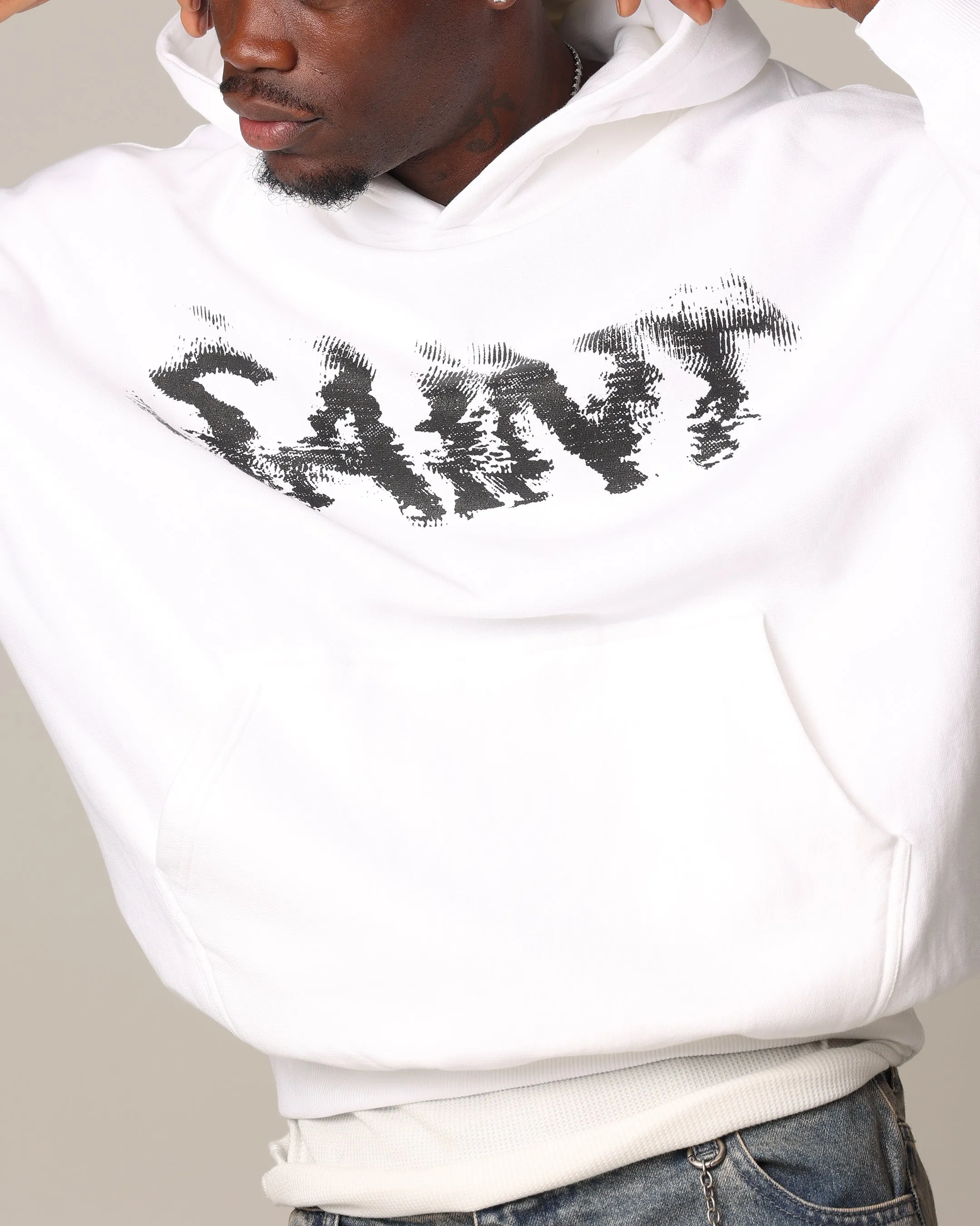 Saint Morta System Overload Hoodie Weiß