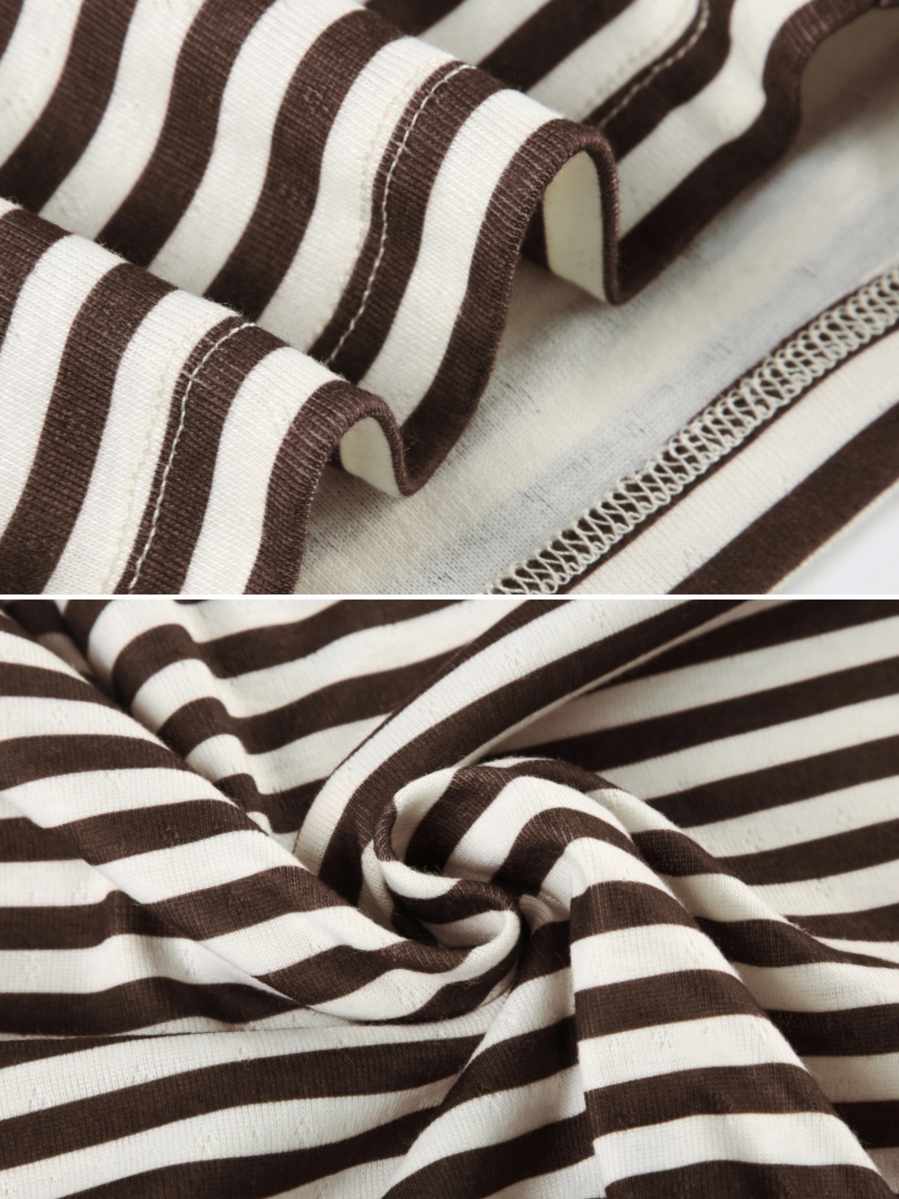 September Striped Cardigan Shorts Set