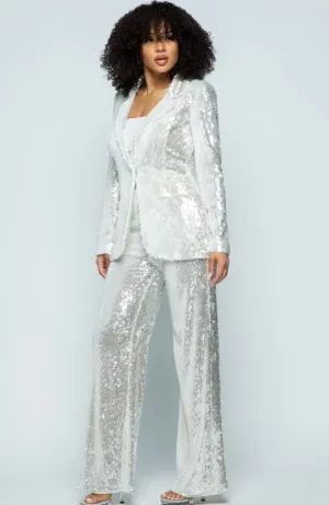 Sequin suit set
