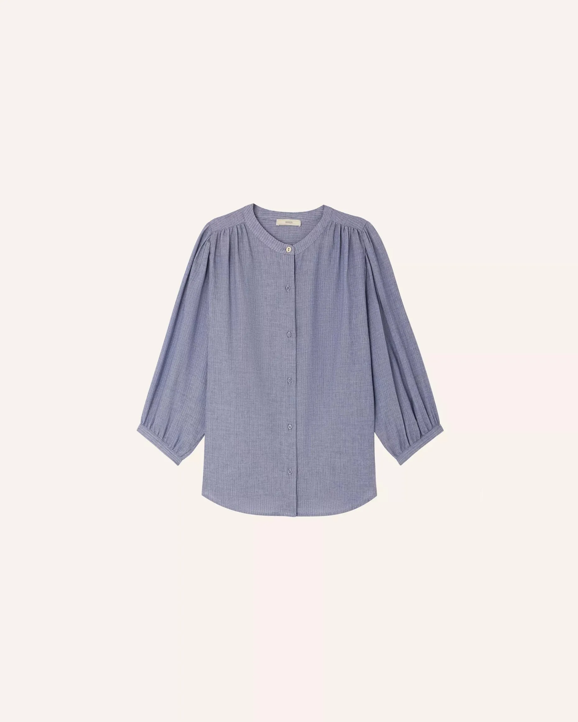 Sessun Damenbekleidung Bluse A View Chambray-Blau