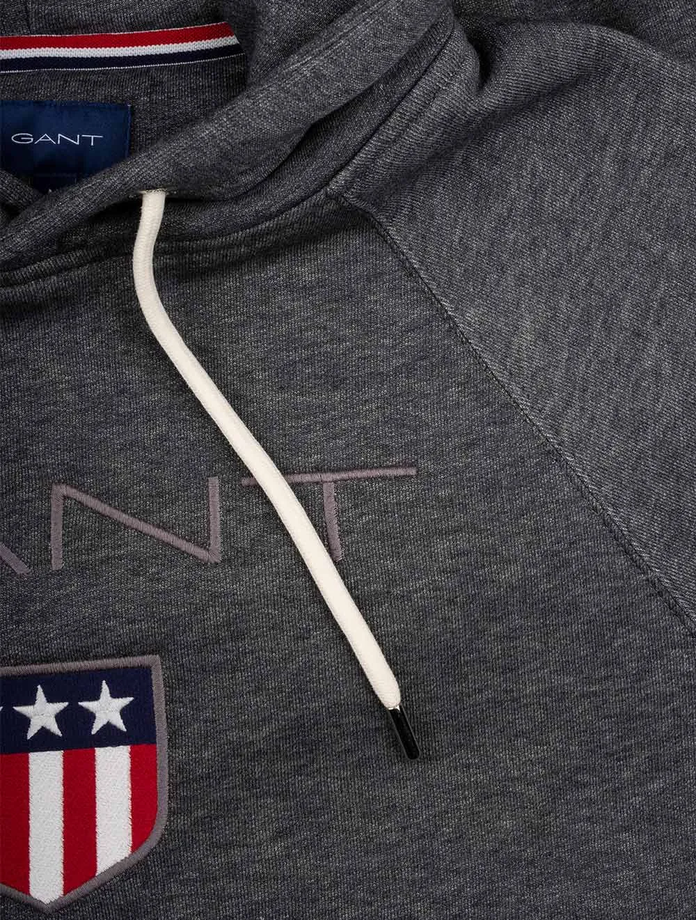Shield Hoodie Dunkel Anthrazit Melange