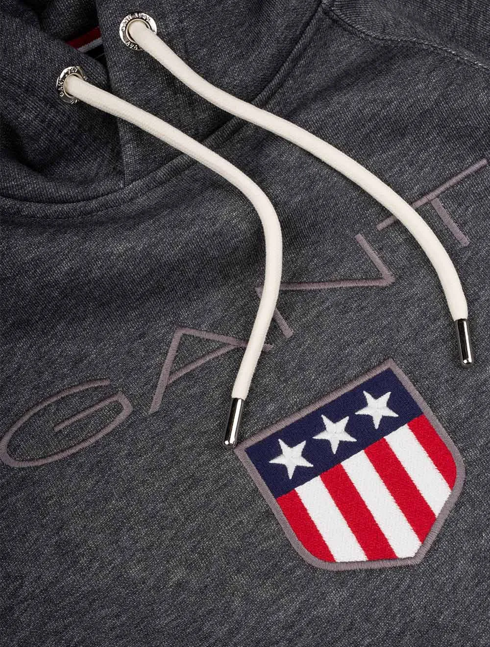 Shield Hoodie Dunkel Anthrazit Melange