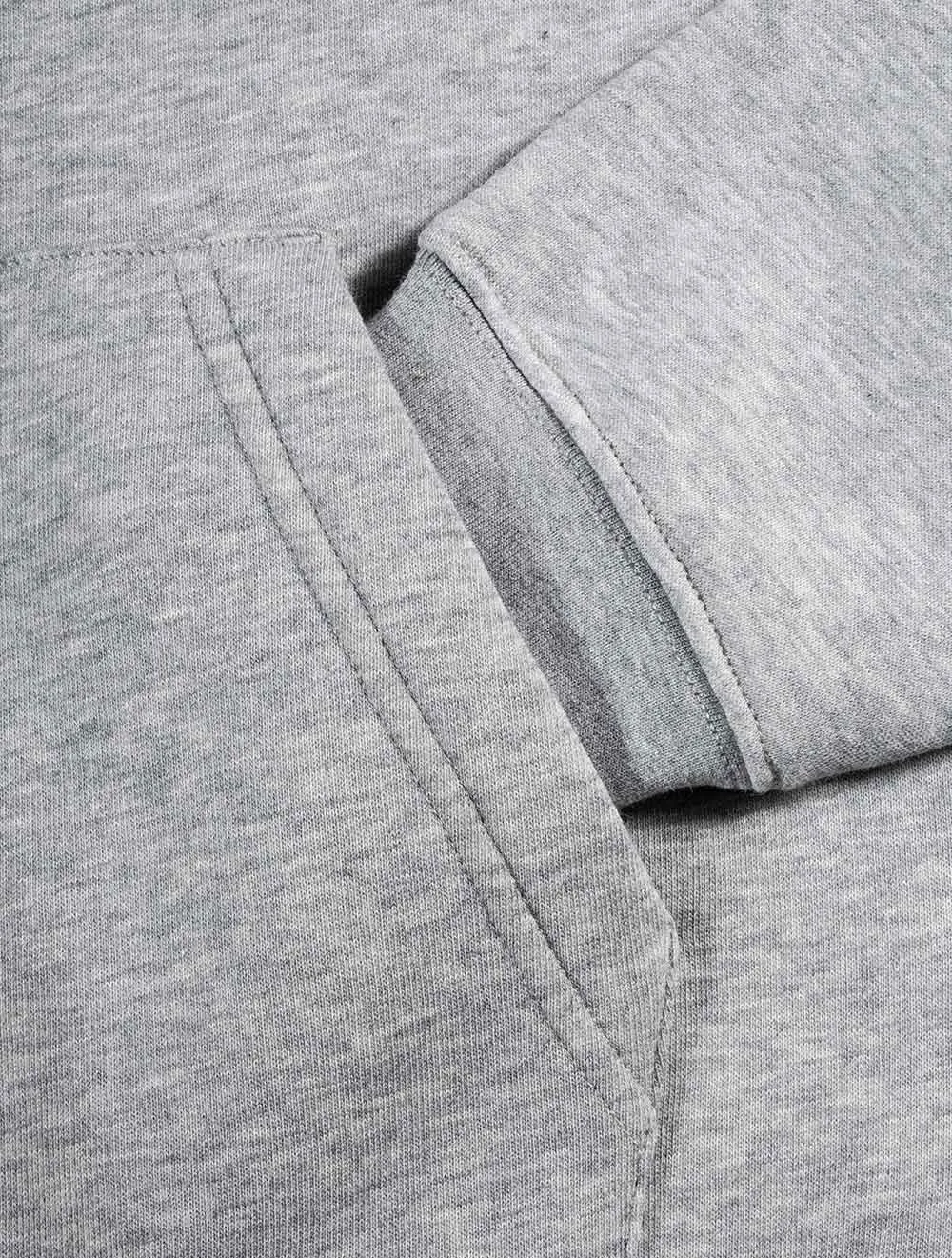 Shield Hoodie Grau Melange