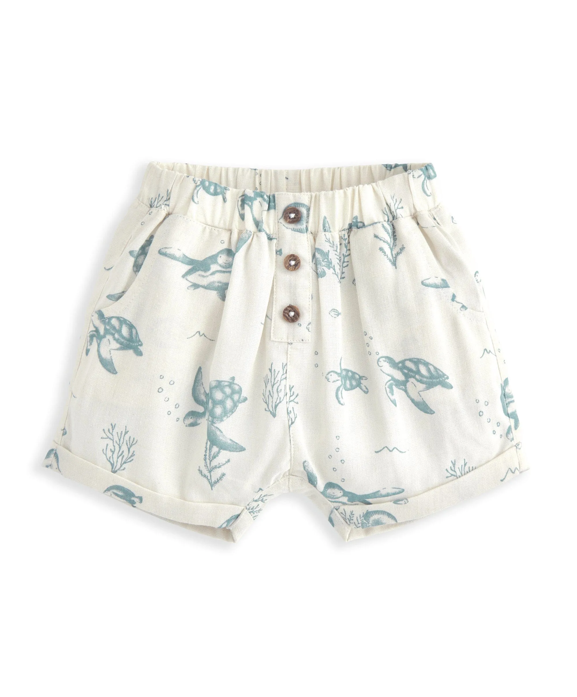 Shirt & Shorts Set (2-teilig) - Schildkröten-Print Babykids Mamas & Papas