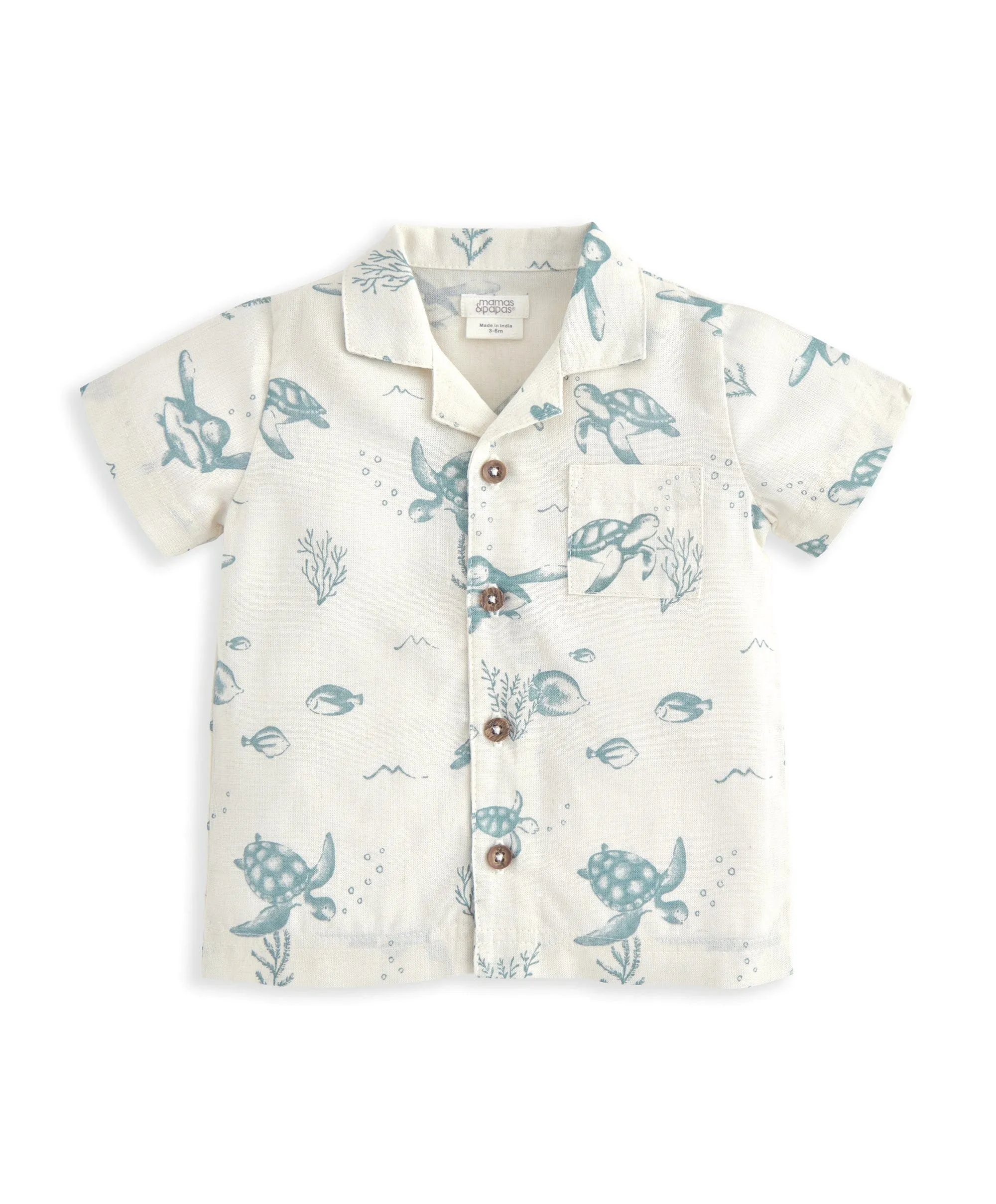 Shirt & Shorts Set (2-teilig) - Schildkröten-Print Babykids Mamas & Papas