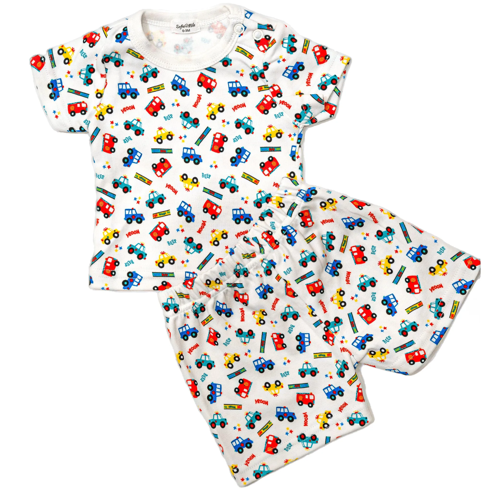 Kurzarm T-Shirt & Shorts Set für Baby & Kleinkind