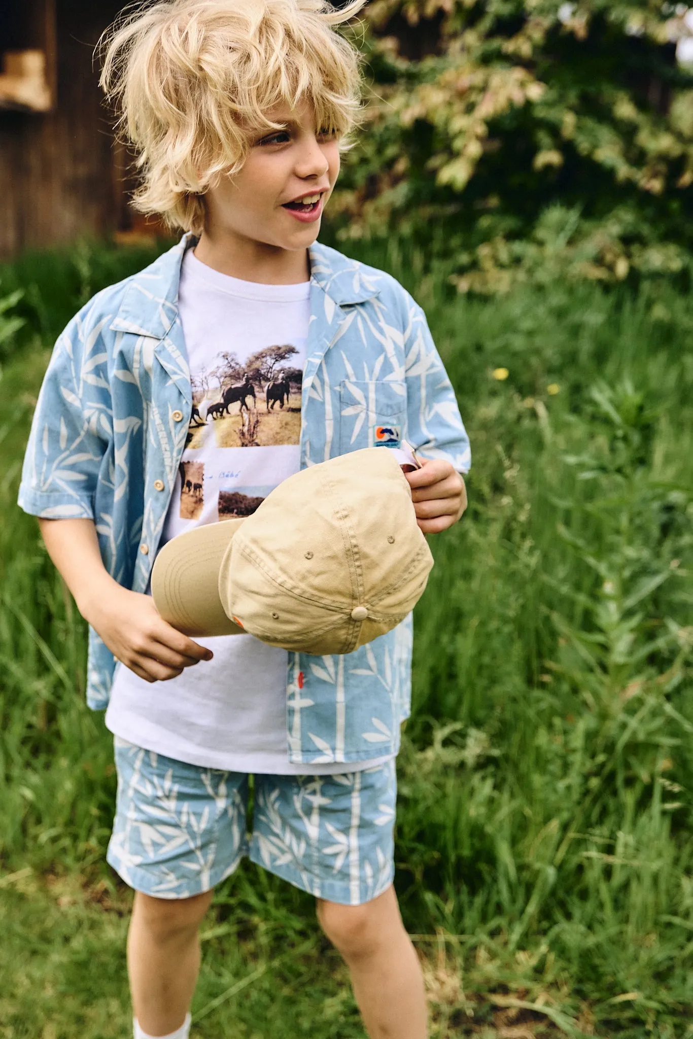 Silas T-Shirt Elefant 000100 - Weiß Ao76 Kleidung Jungen Mädchen
