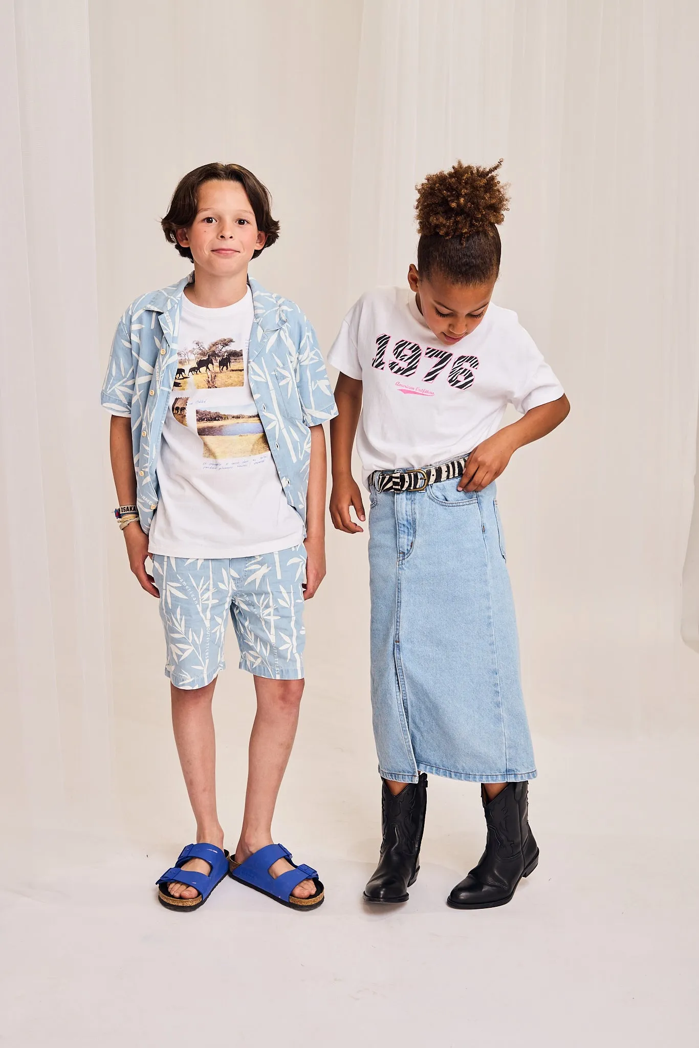 Silas T-Shirt Elefant 000100 - Weiß Ao76 Kleidung Jungen Mädchen