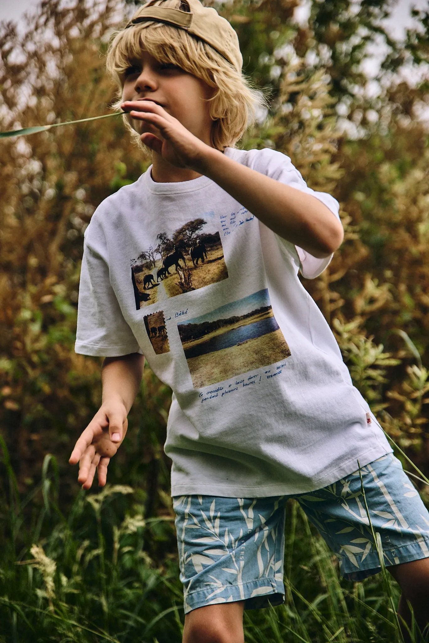 Silas T-Shirt Elefant 000100 - Weiß Ao76 Kleidung Jungen Mädchen