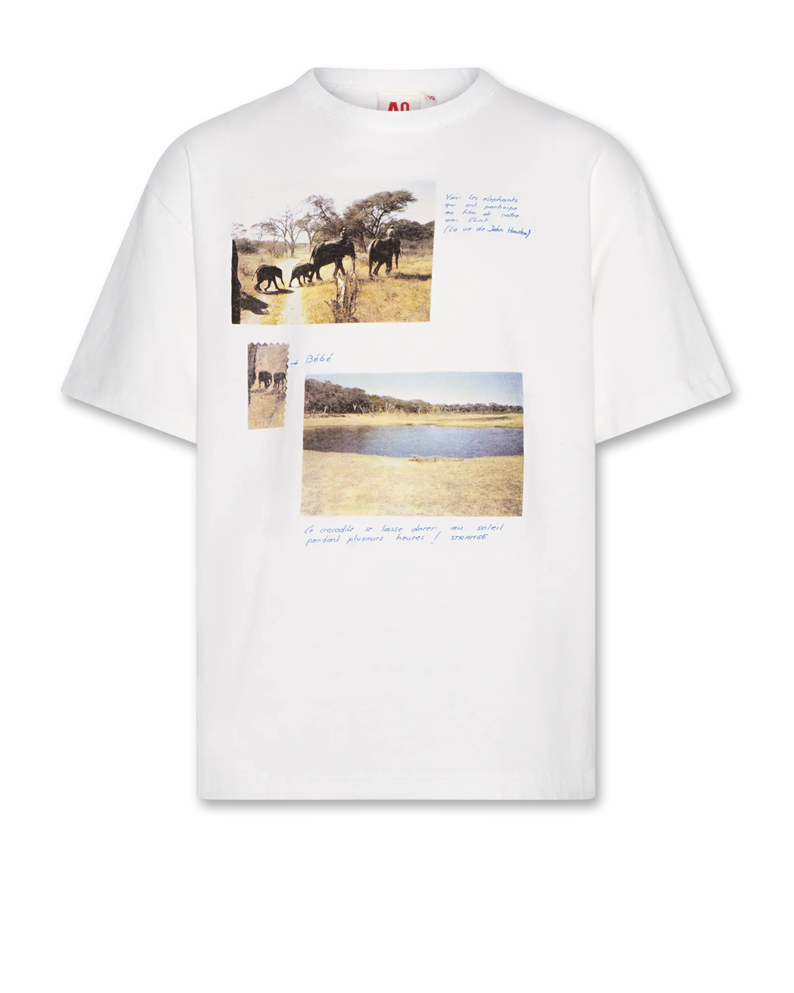 Silas T-Shirt Elefant 000100 - Weiß Ao76 Kleidung Jungen Mädchen