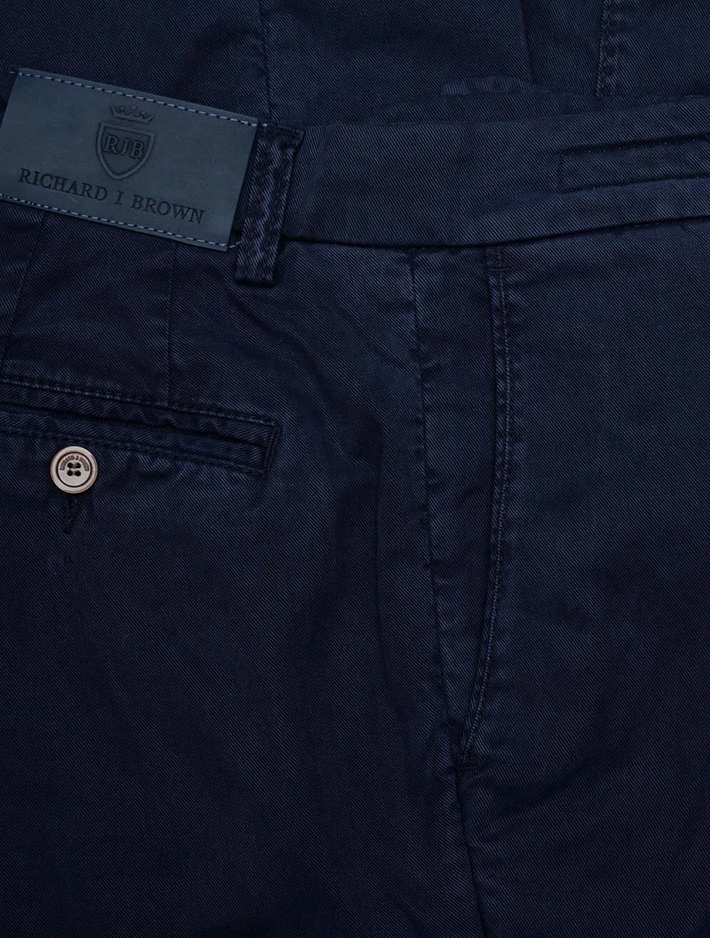 Singapore Denim Chino Marineblau