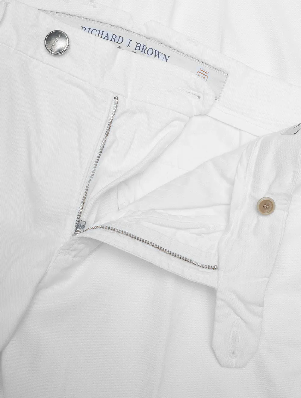 Singapore Denim Chino Reinweiß