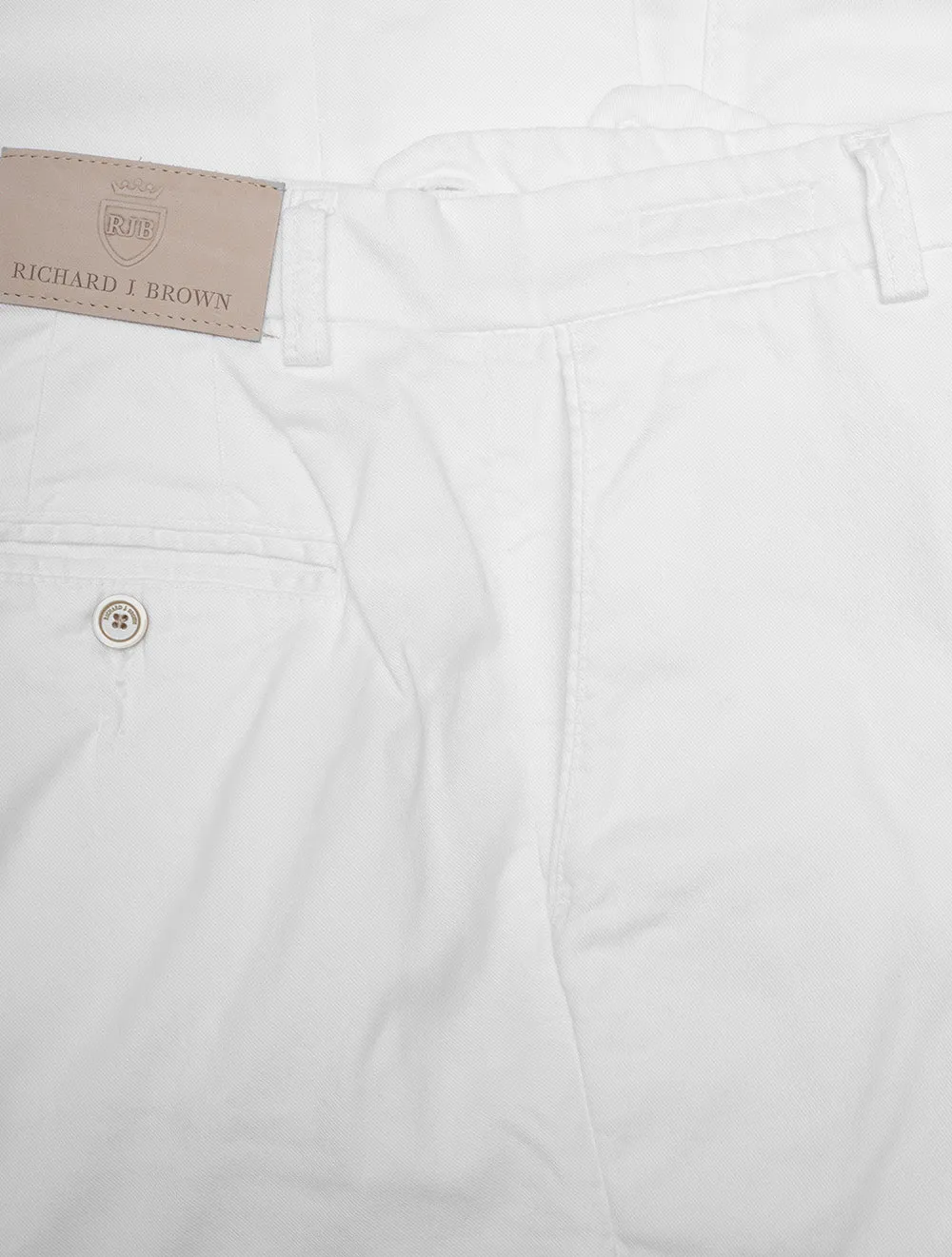 Singapore Denim Chino Reinweiß