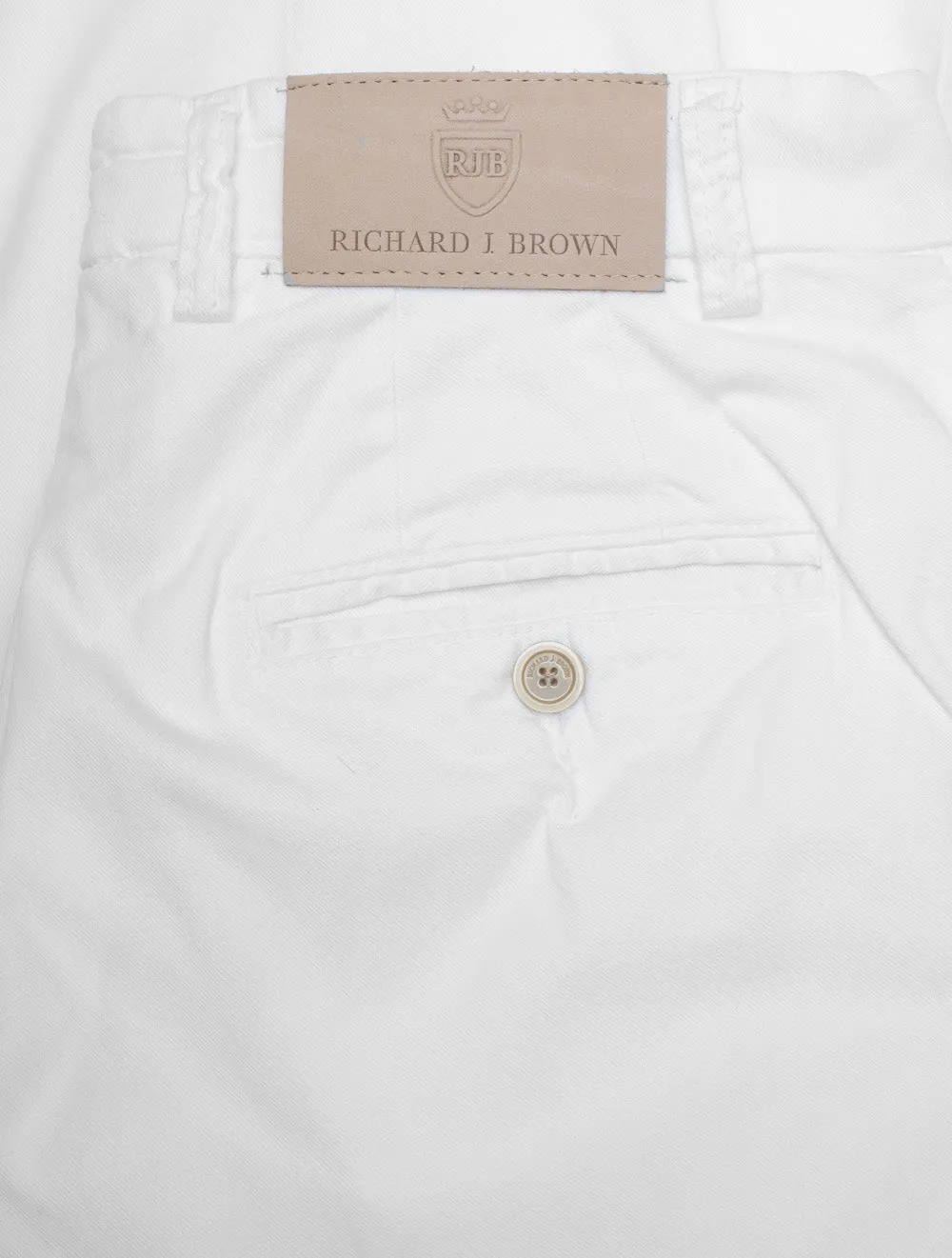 Singapore Denim Chino Reinweiß